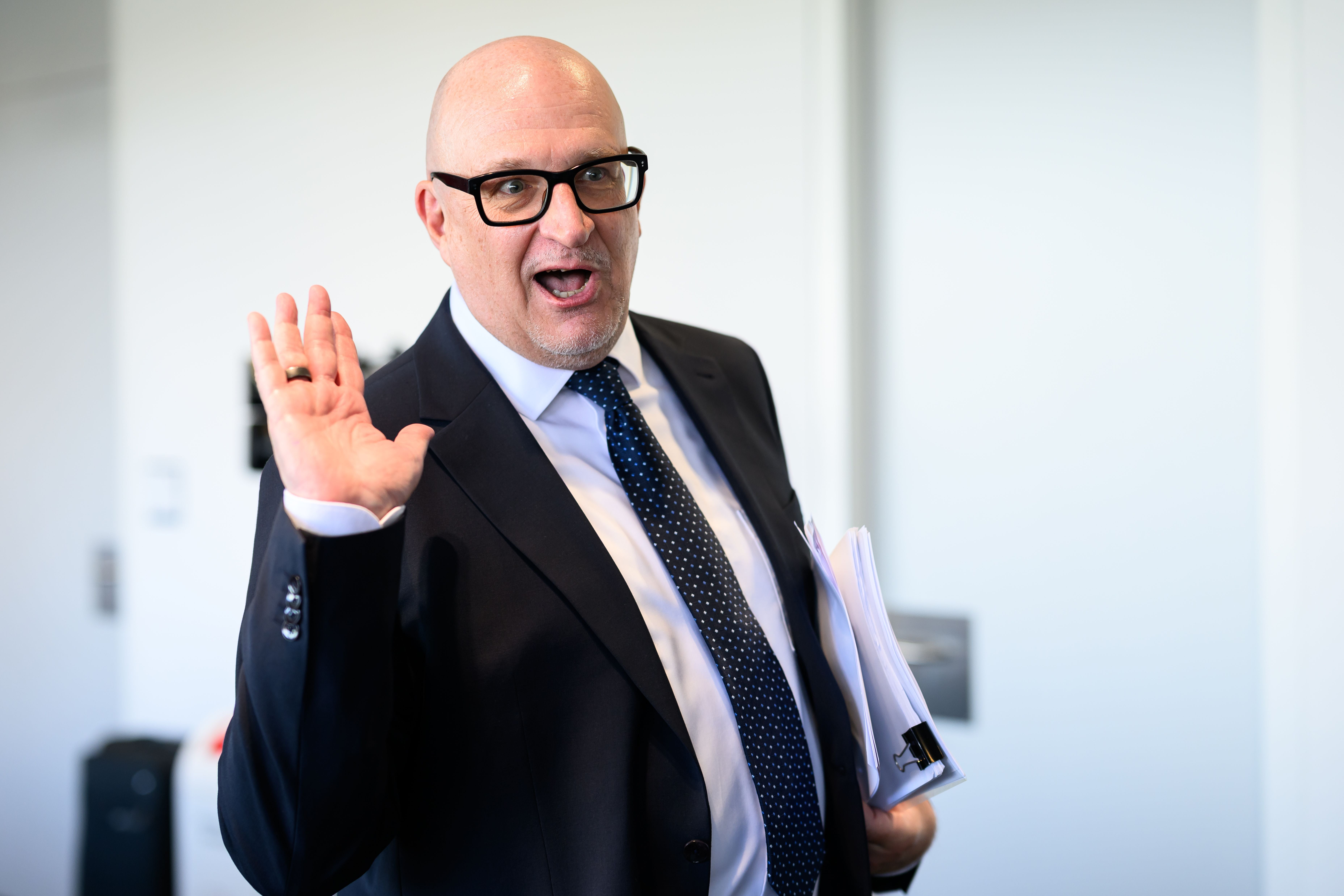 ABD0189_20260611 - WIEN - ÖSTERREICH: Johannes Larcher im Rahmen der ORF-Generaldirektorenwahl am Donnerstag, 11. Juni 2026, im ORF-Zentrum in Wien. - FOTO: APA/MAX SLOVENCIK