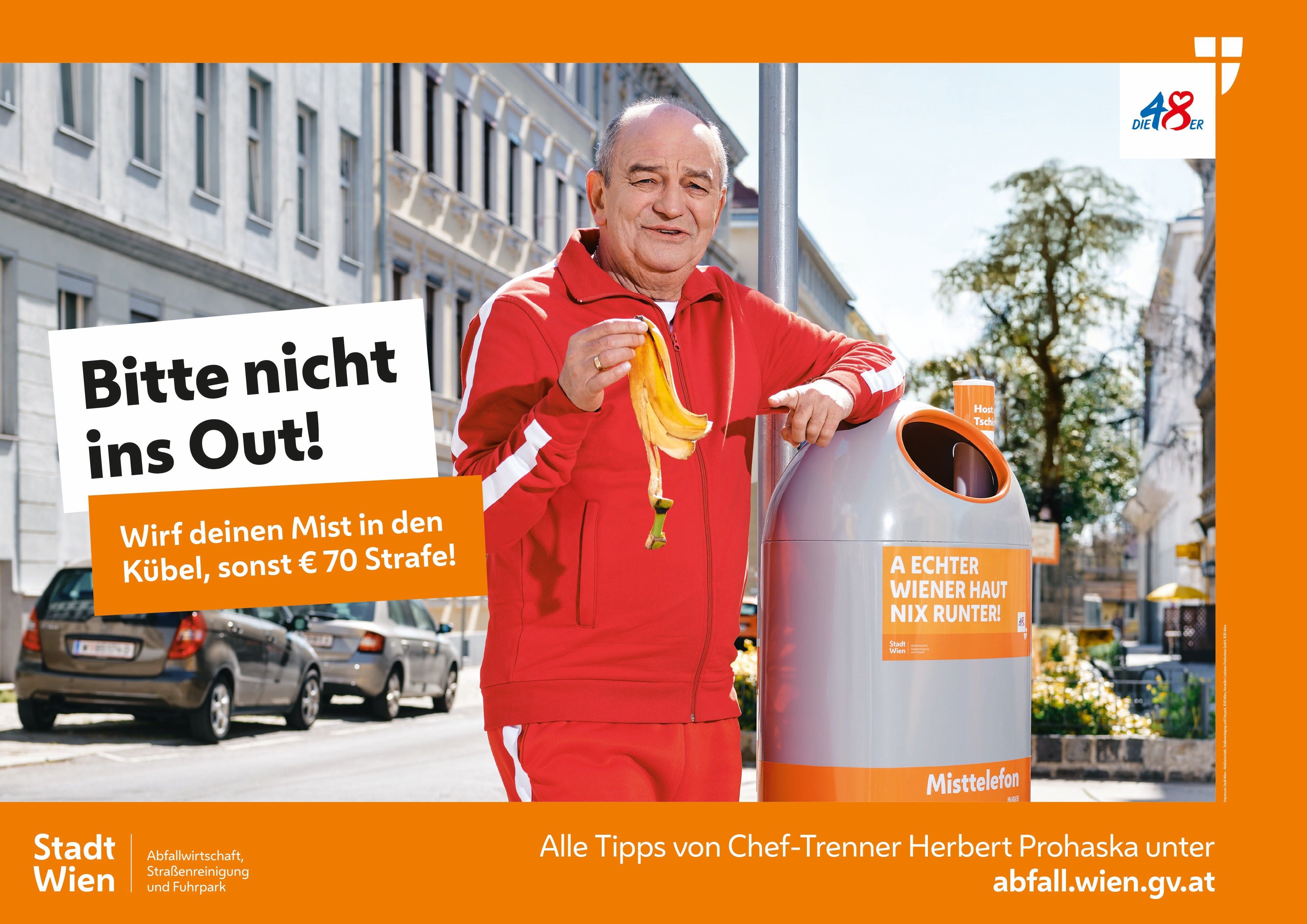 Für weggeworfenen Müll oder Zigarettenstummel werden Organstrafverfügungen von 70 Euro verhängt.