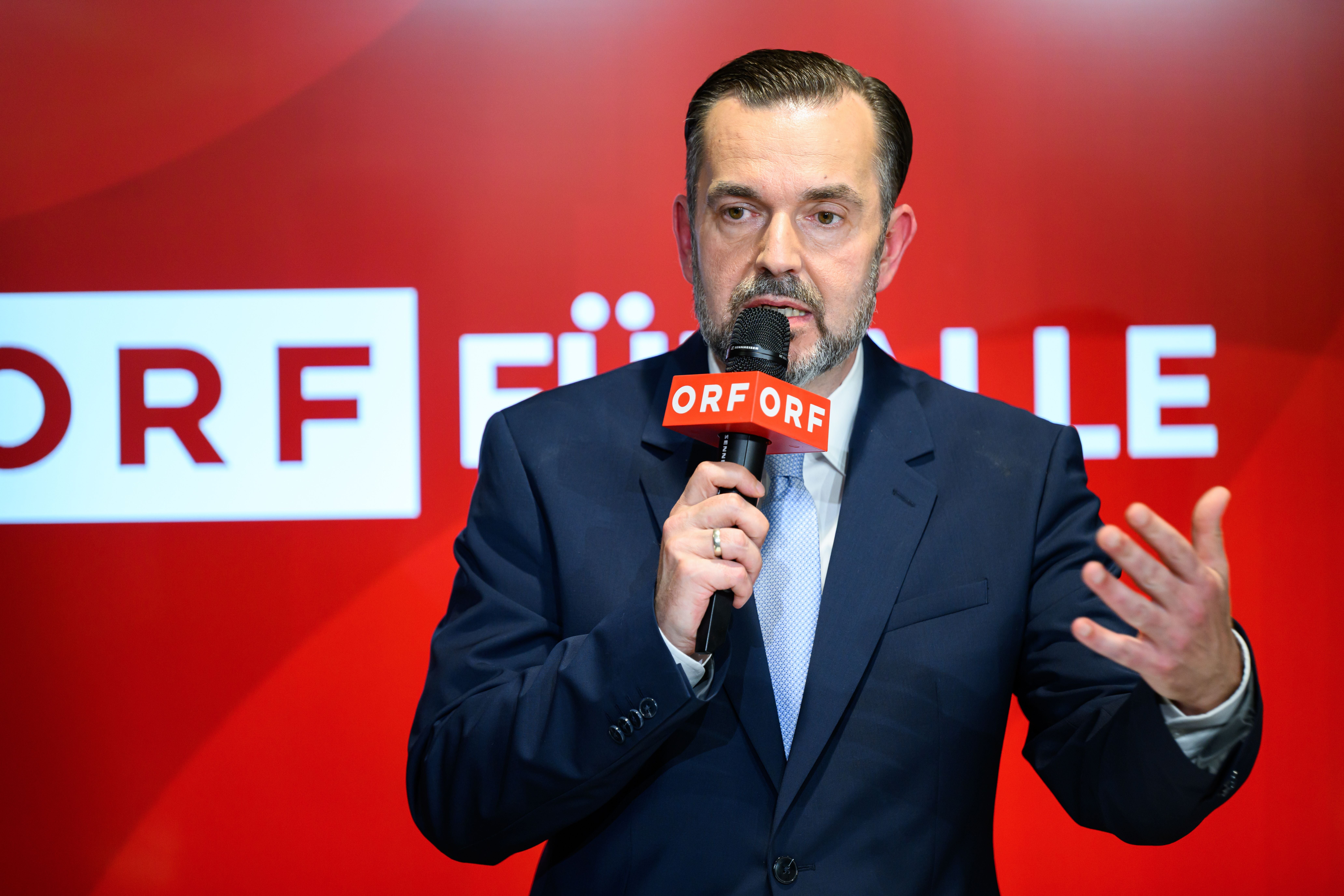 ABD0011_20260612 - WIEN - ÖSTERREICH: Der neu gewählte ORF-Generaldirektor Clemens Pig im Rahmen der ORF-Generaldirektorenwahl am Freitag, 12. Juni 2026, im ORF-Zentrum in Wien. - FOTO: APA/MAX SLOVENCIK
