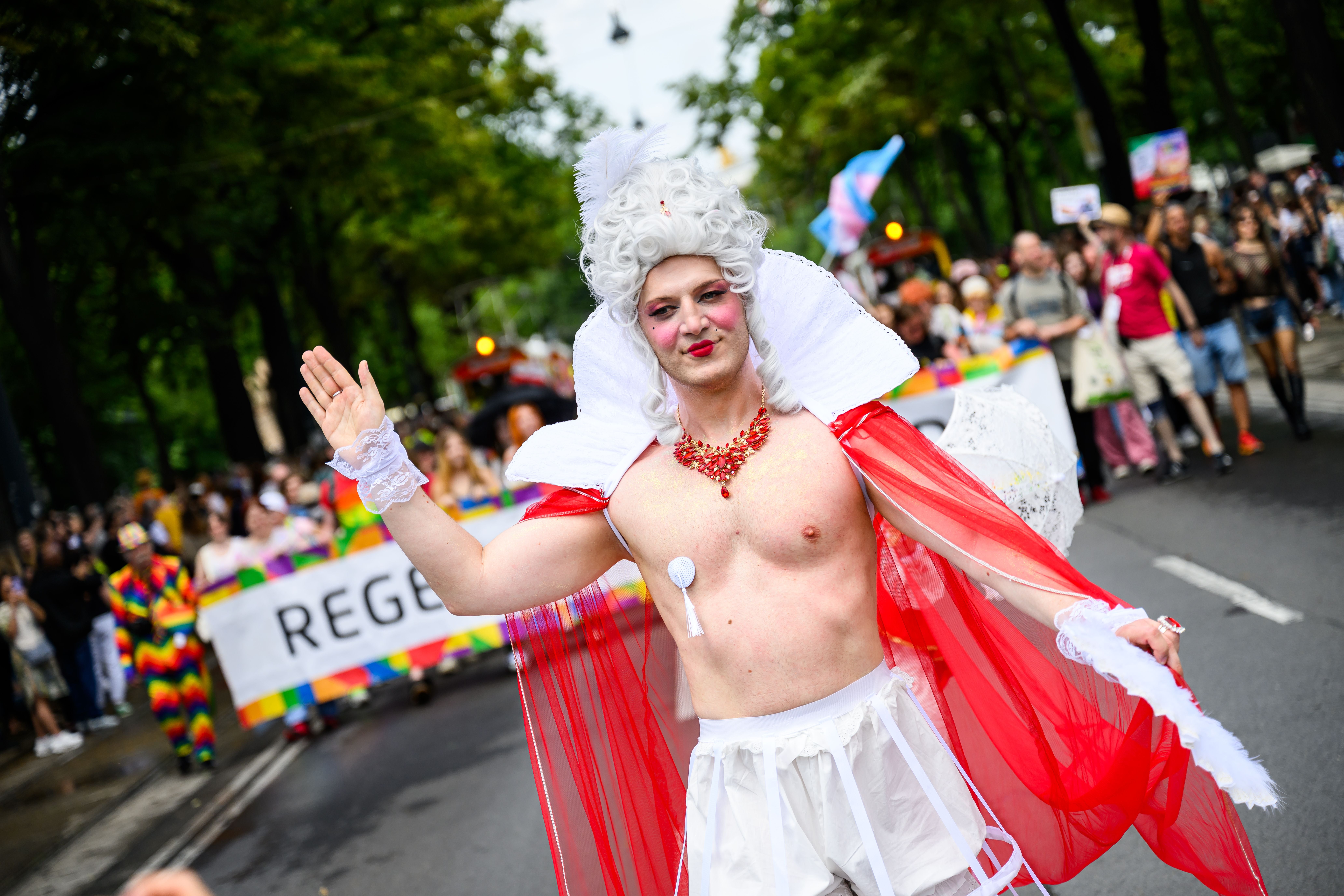 Bunt, bunter, Regenbogenparade.