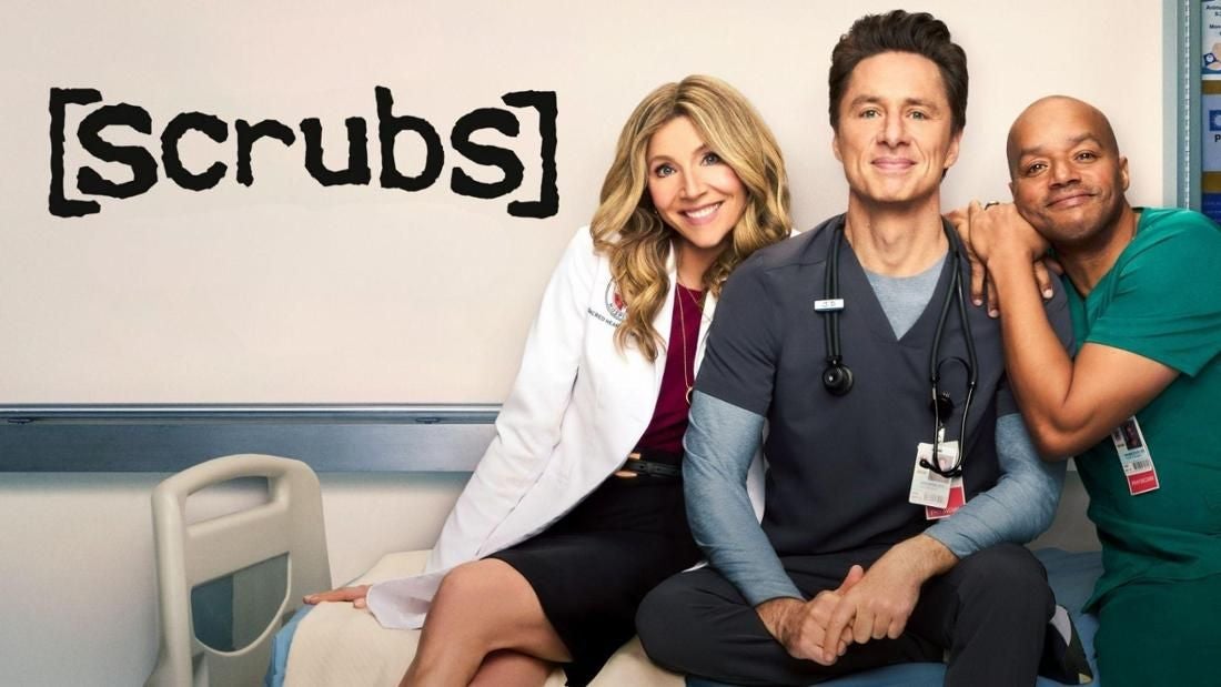 Sarah Chalke, Zach Braff und Donald Faison