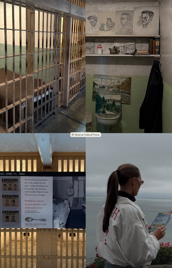 Lena Posch auf Sightseeing-Tour in San Francisco