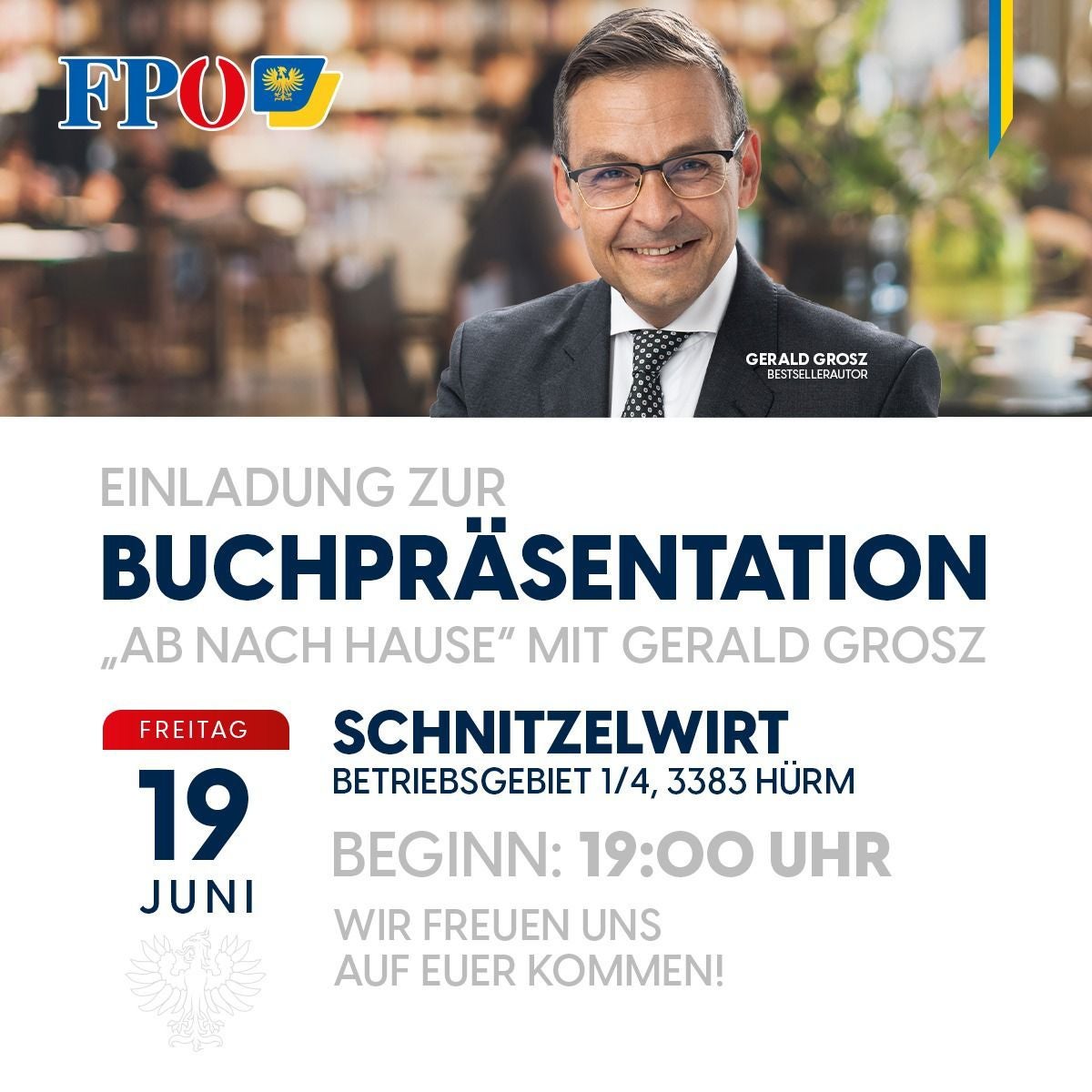 Die Lesung wird mit großer Spannung erwartet.
