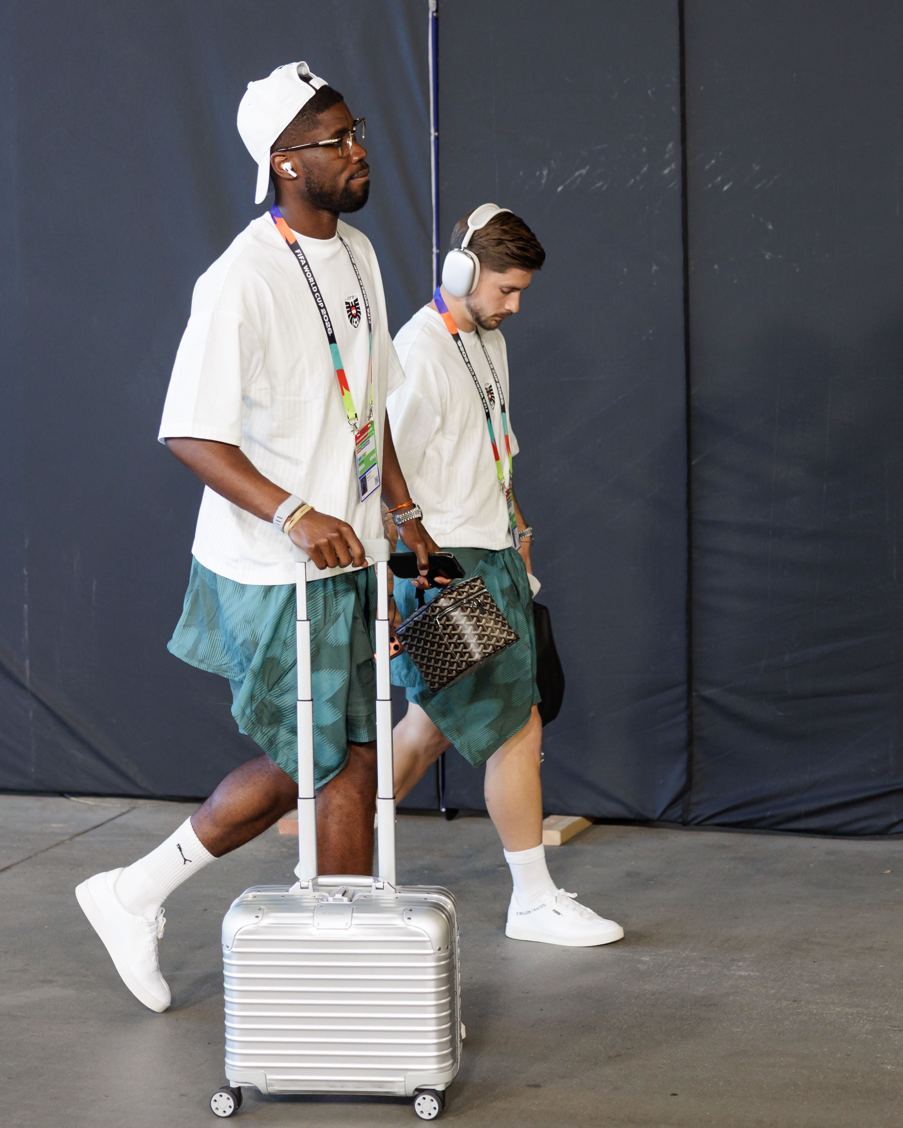 SANTA CLARA,CALIFORNIA,USA,17.JUN.26 - SOCCER - FIFA World Cup 2026, group stage, Austria vs Jordan. Image shows Kevin Danso and Romano Schmid (AUT). Photo: GEPA pictures/ Armin Rauthner