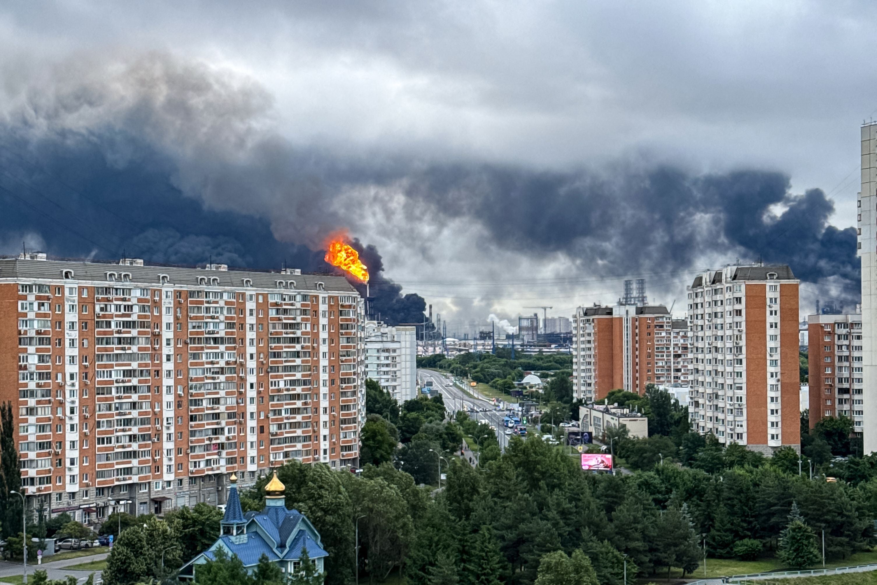 Ukraine-Drohnenangriff auf Moskau