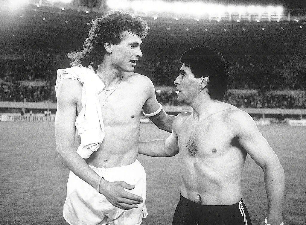 Toni Polster &amp; Diego Maradona