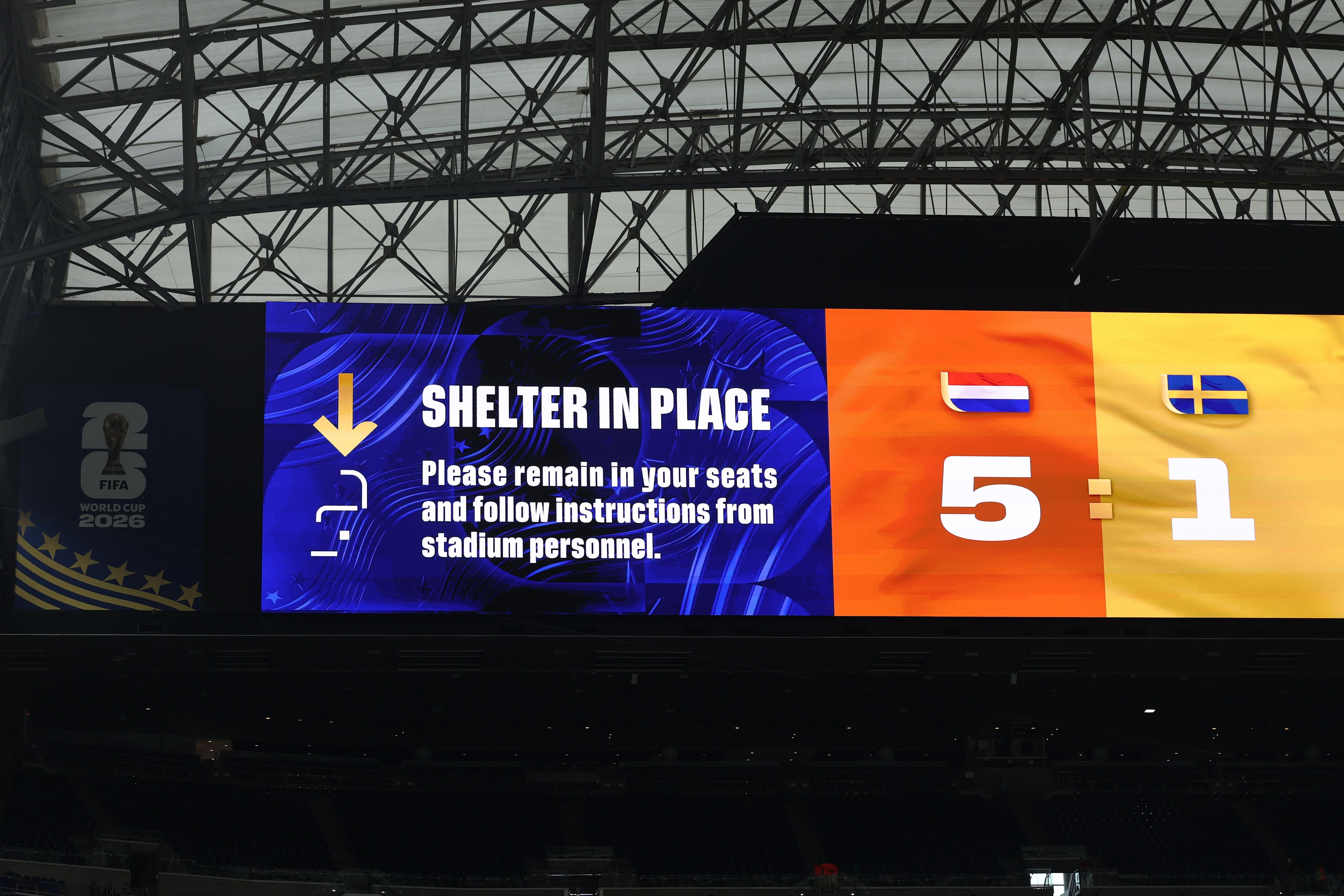 HOUSTON, TEXAS - JUNE 20: General view after the FIFA World Cup 2026 Group F match between Netherlands and Sweden at Houston Stadium on June 20, 2026 in Houston, Texas. (Photo by Julian Finney - FIFA/FIFA via Getty Images)