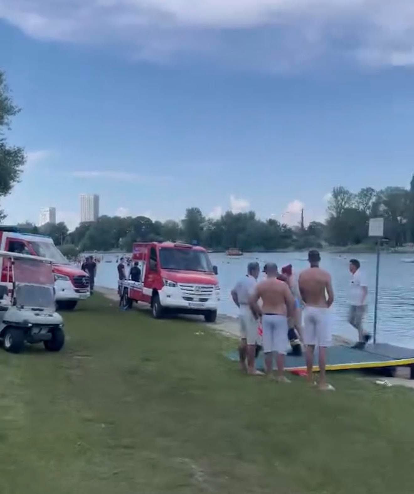 Badegast ging unter: Rettungseinsatz im Strandbad Gänsehäufel