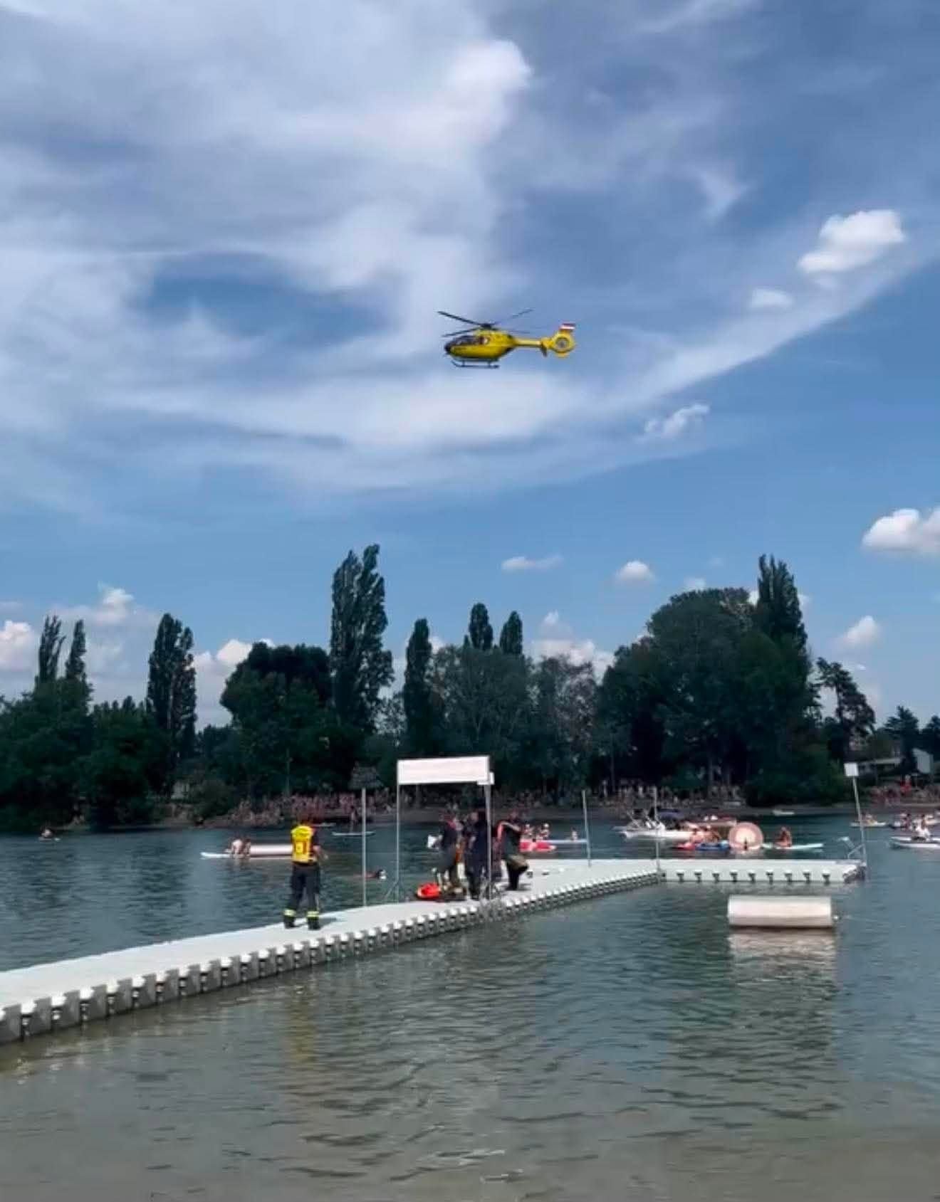 Badetoter im Strandbad Gänsehäufel