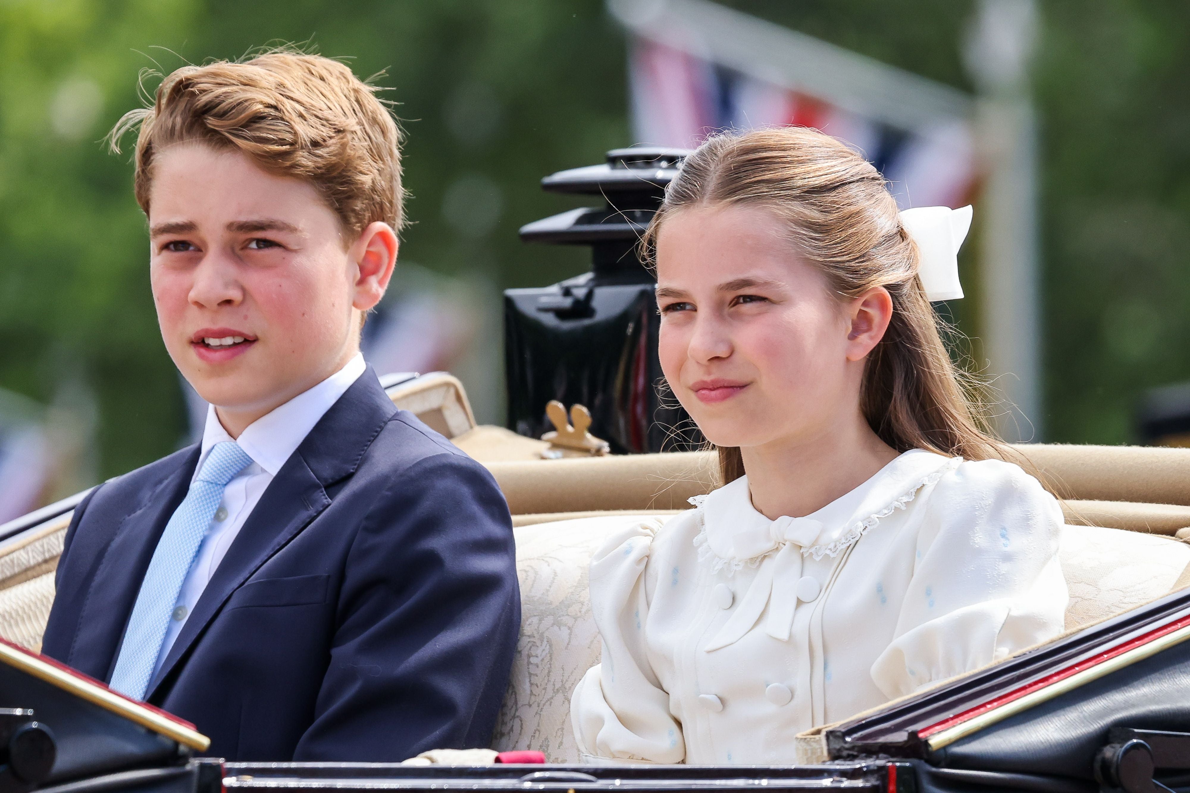 Prinz George und seine Schwester Charlotte