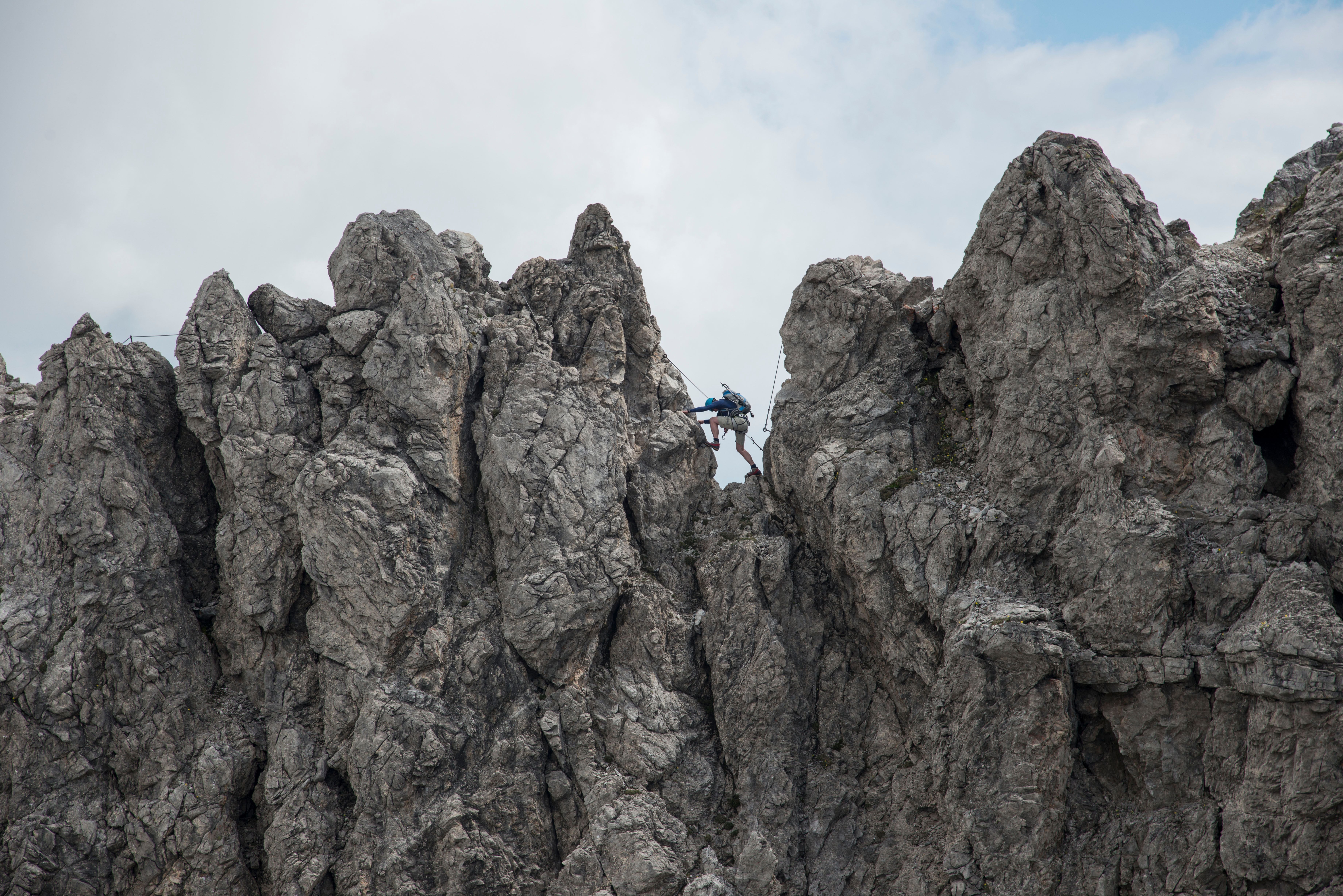 Der Mindelheimer Klettersteig