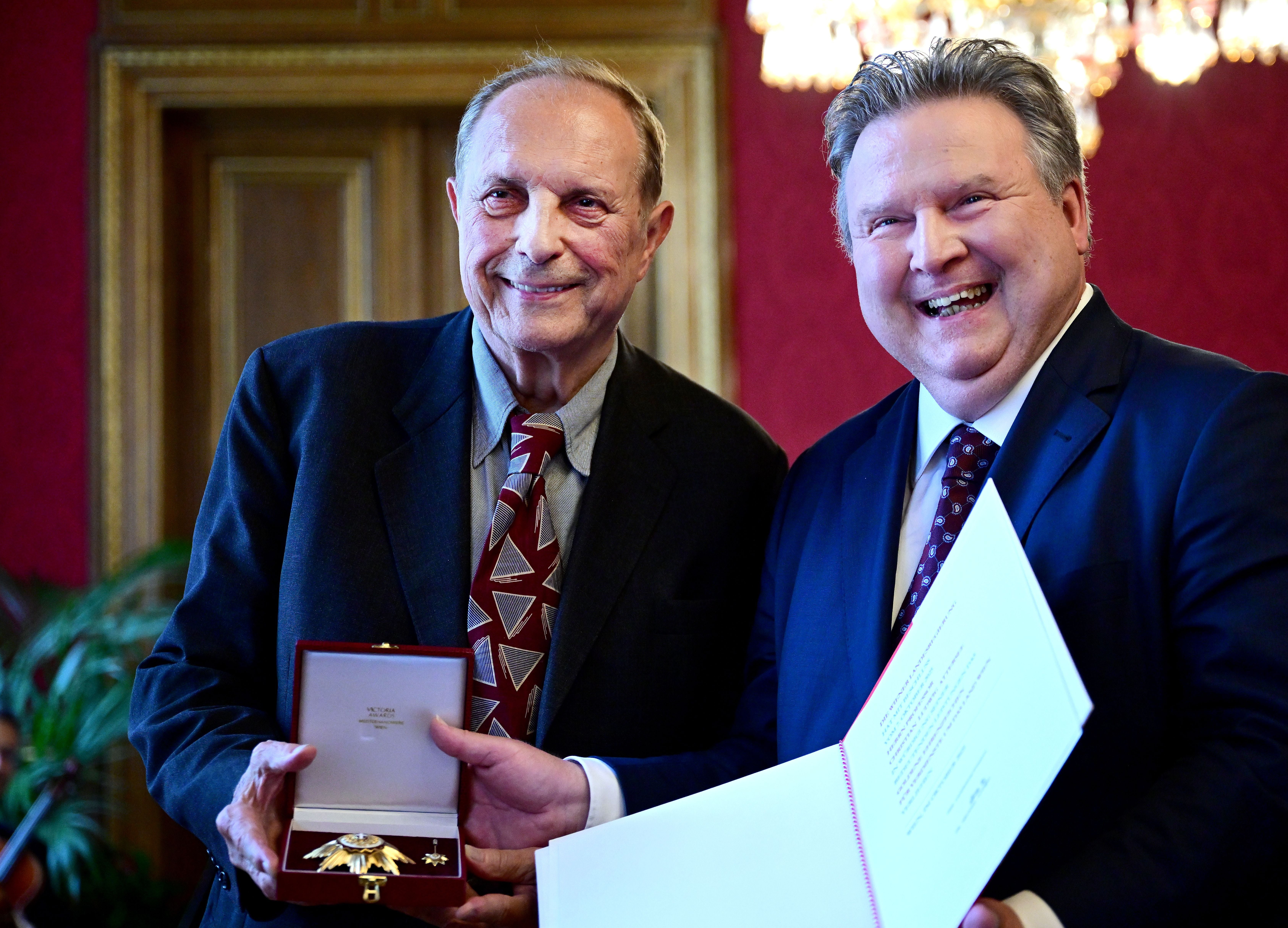 Christian Ludwig Attersee und Michael Ludwig