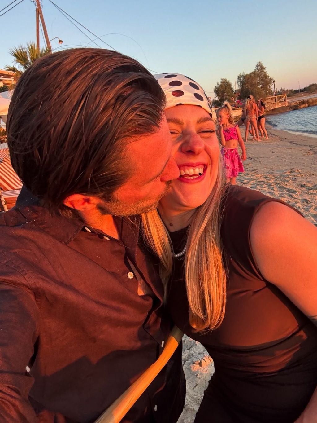 Alex und Anna Kratki im Griechenland-Urlaub