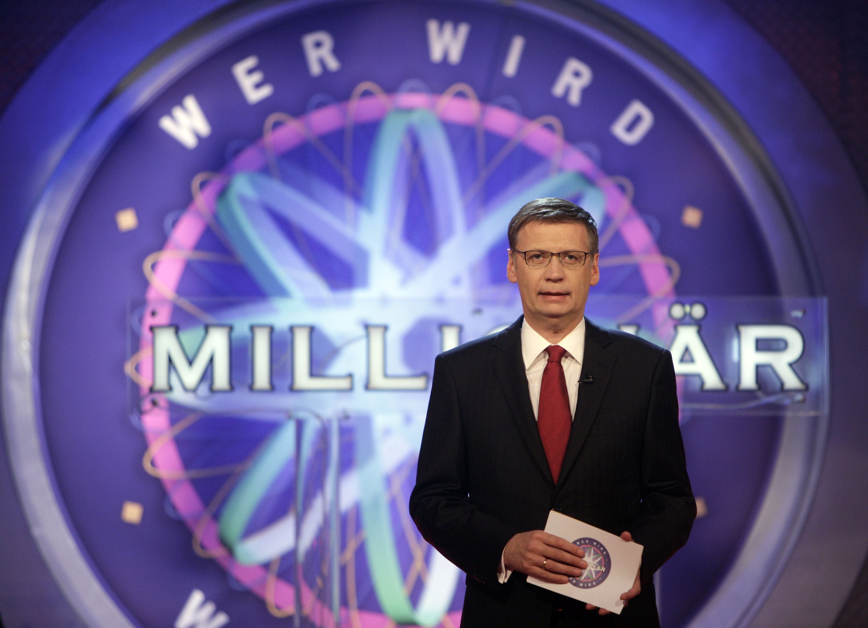 Günther Jauch, das Gesicht von Wer wird Millionär