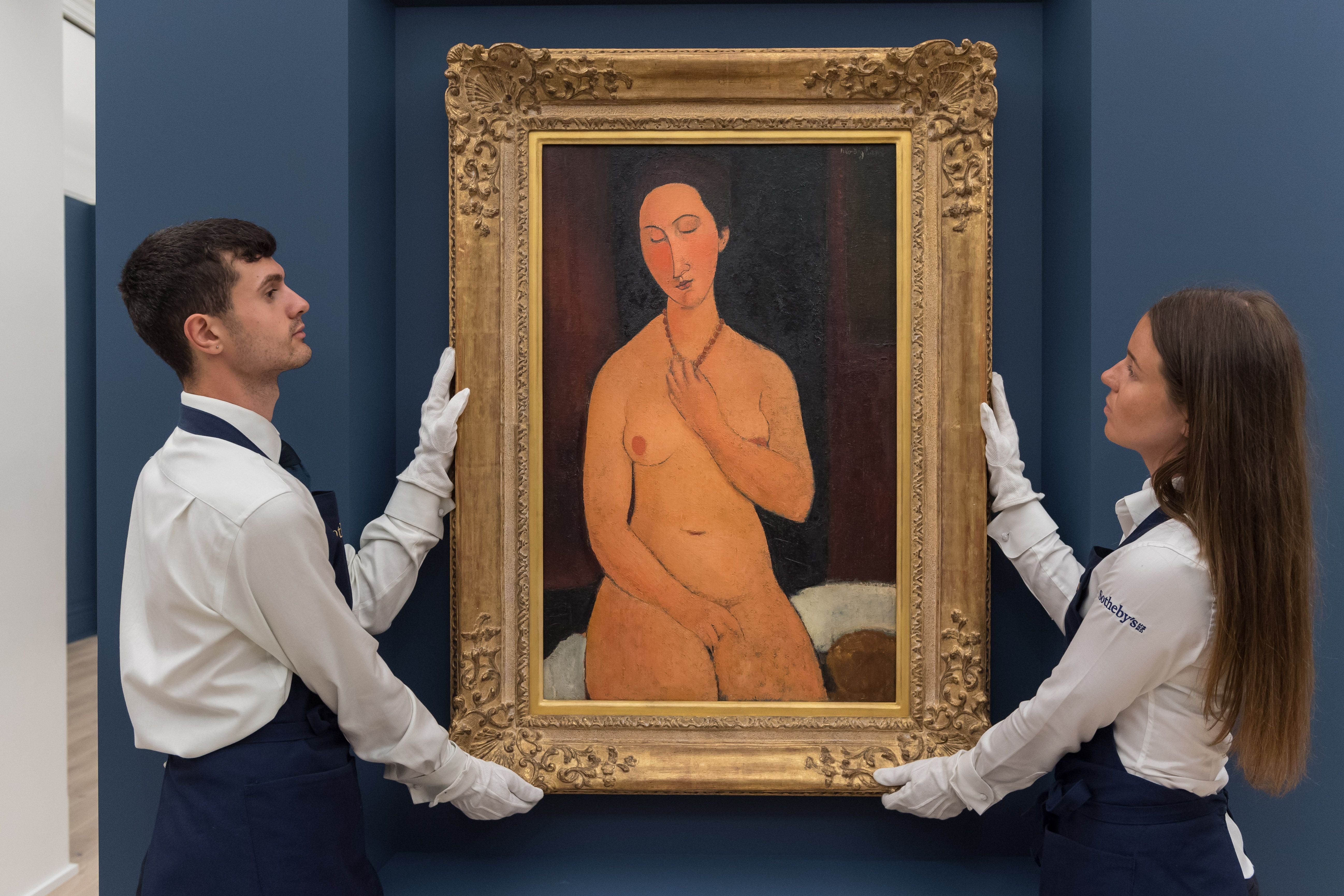 Amedeo Modiglianis "Nu assis au collier"