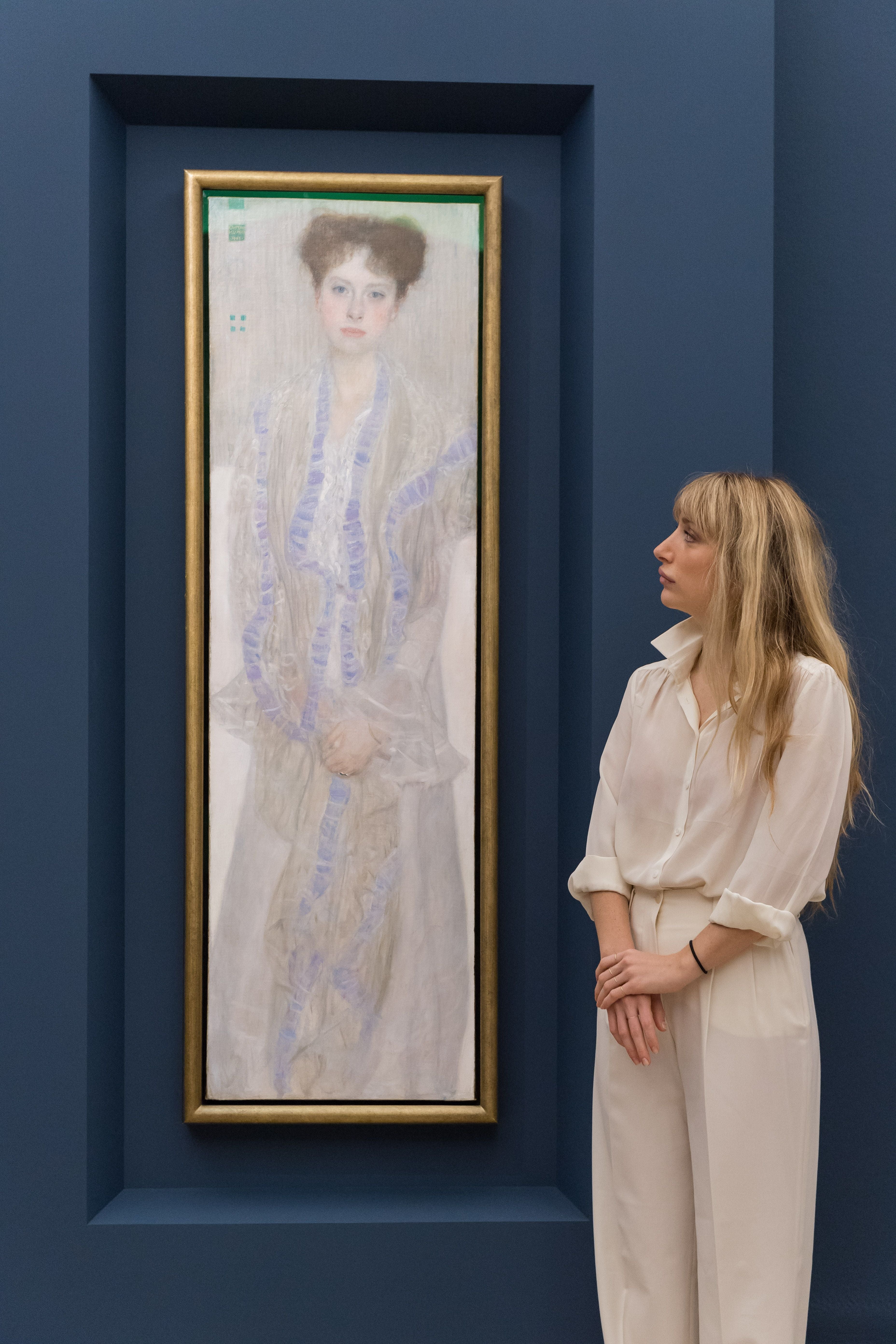 Gustav Klimts "Bildnis Gertrud Loew