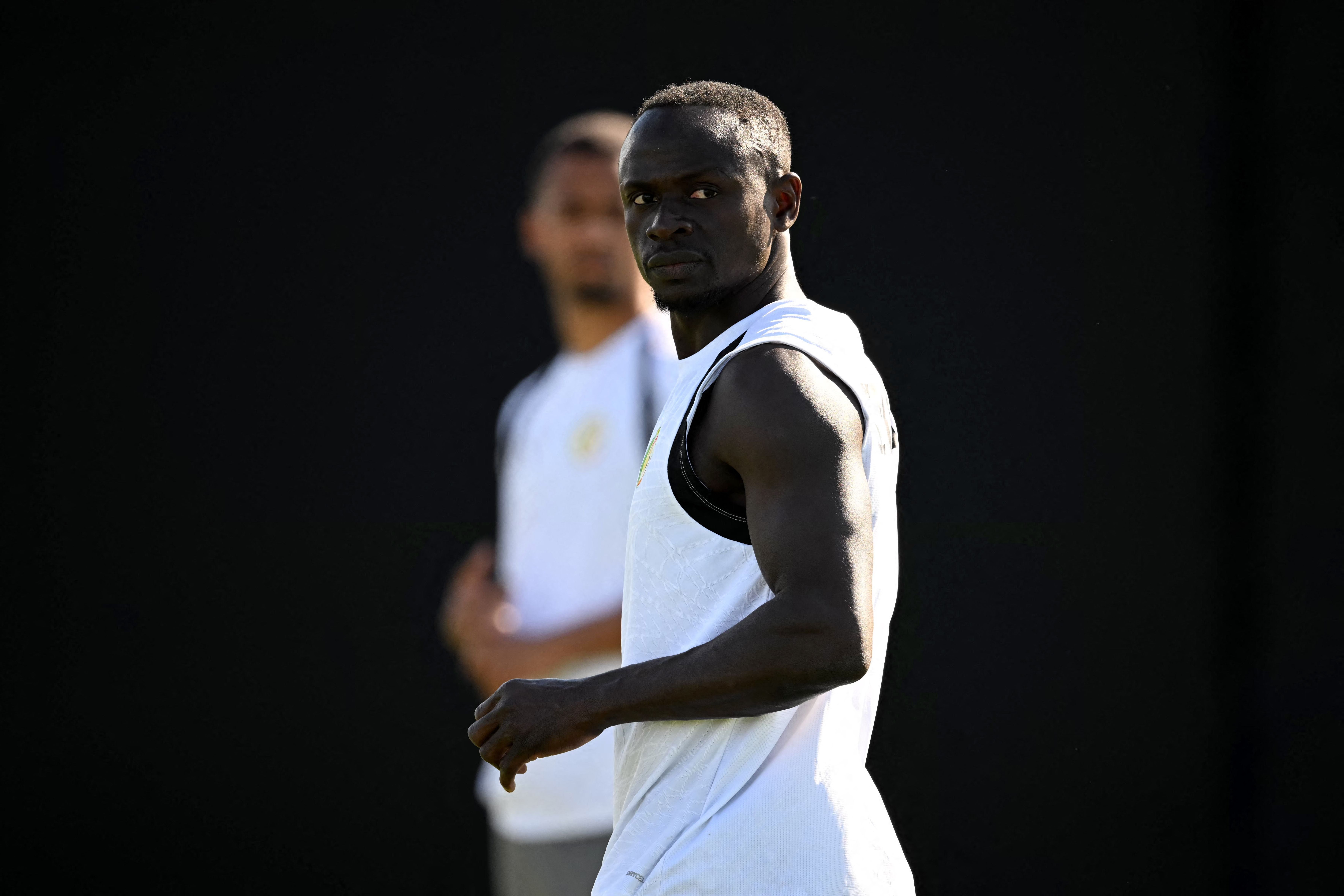 Senegal's forward #10 Sadio Mane takes part in training session at Rutgers University in Piscataway, New Jersey on June 20, 2026, during the 2026 World Cup football tournament. (Photo by MAURO PIMENTEL / AFP)