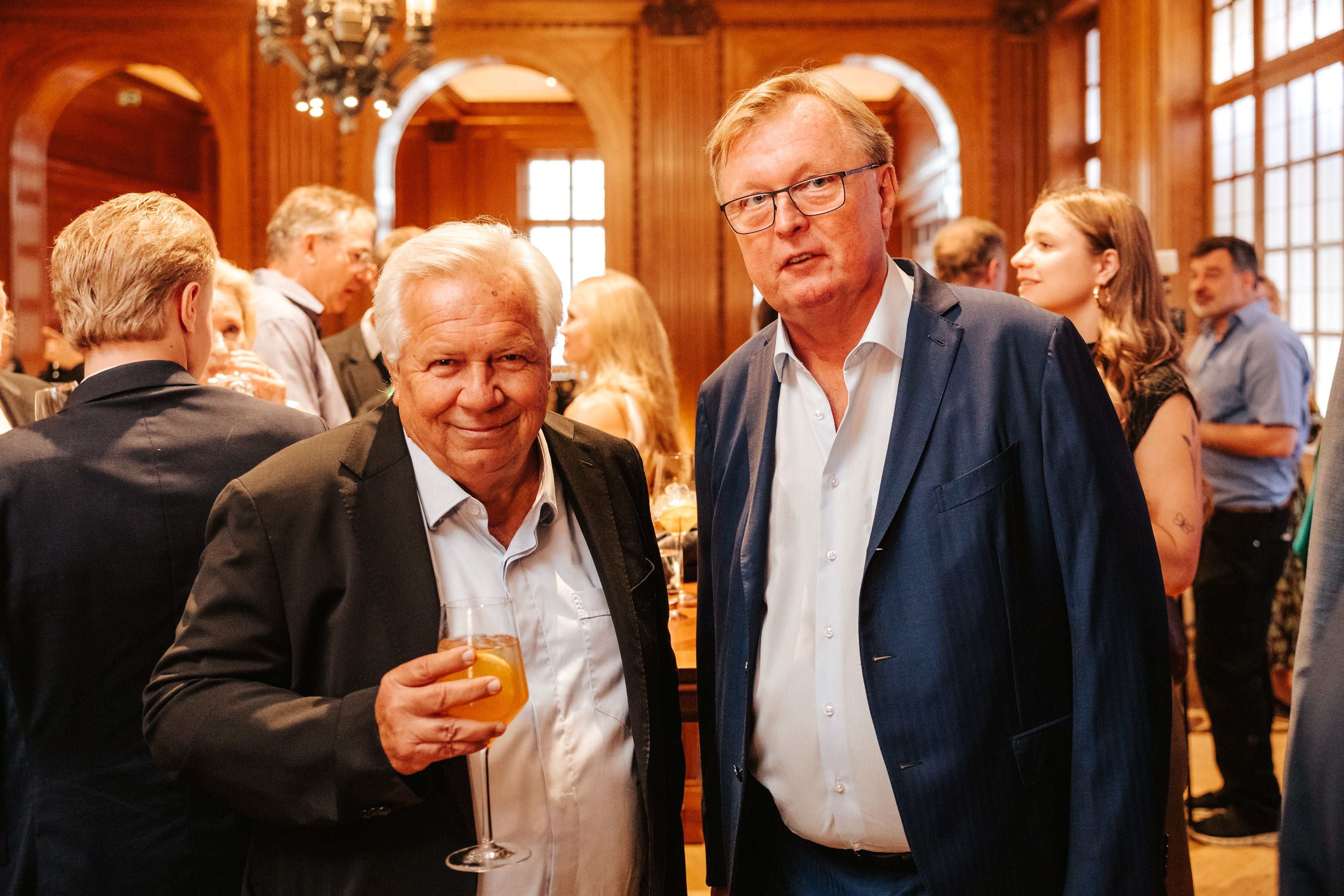 Wolfgang Fellner und Auhofcenter-Chef Peter Schaider