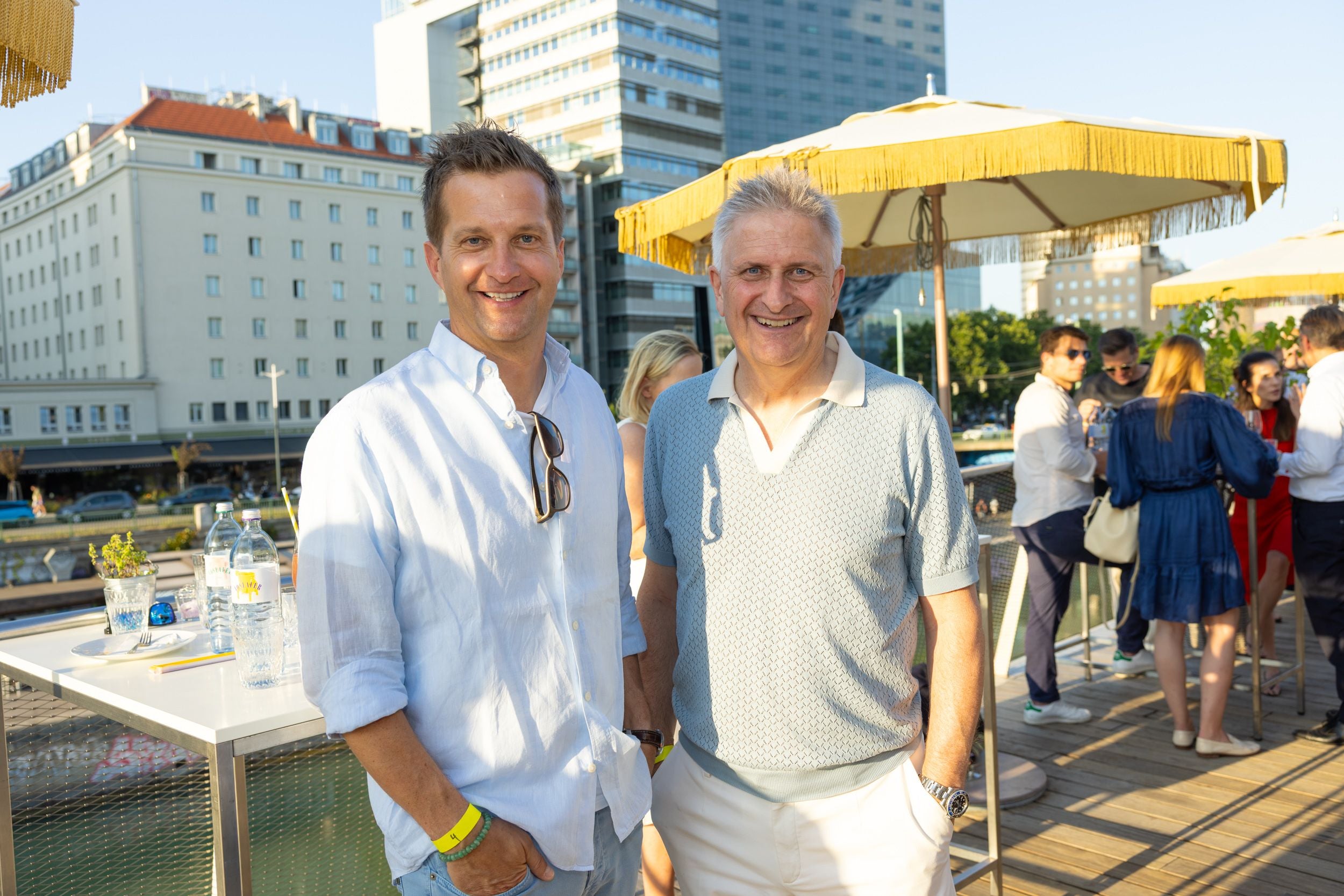 Oliver Polzer und Michael Kögler.