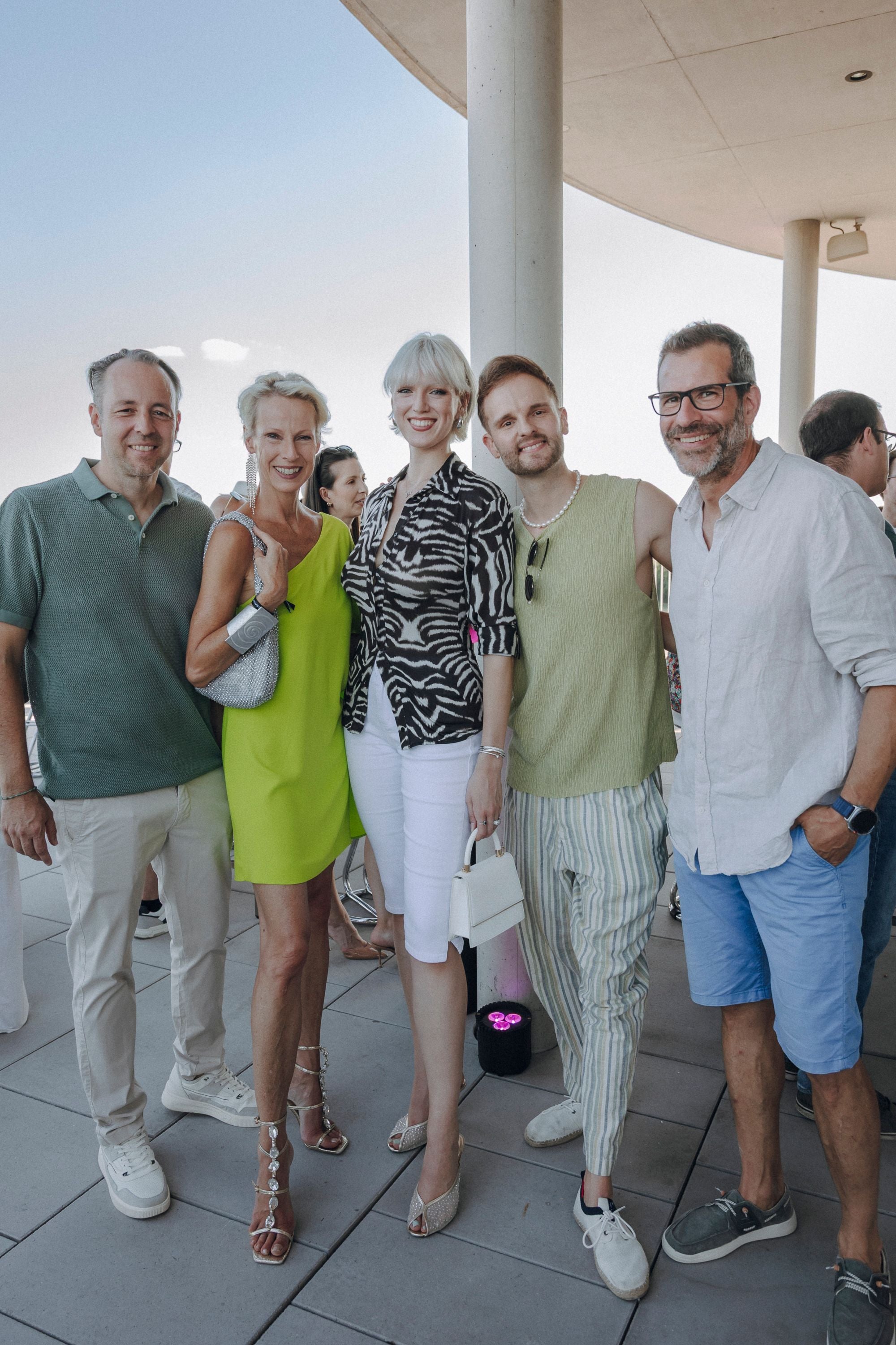 Patrick Gräftner, Lou-Anne und Martina Gleissenebner, Herby Stanonik und Michael Posch