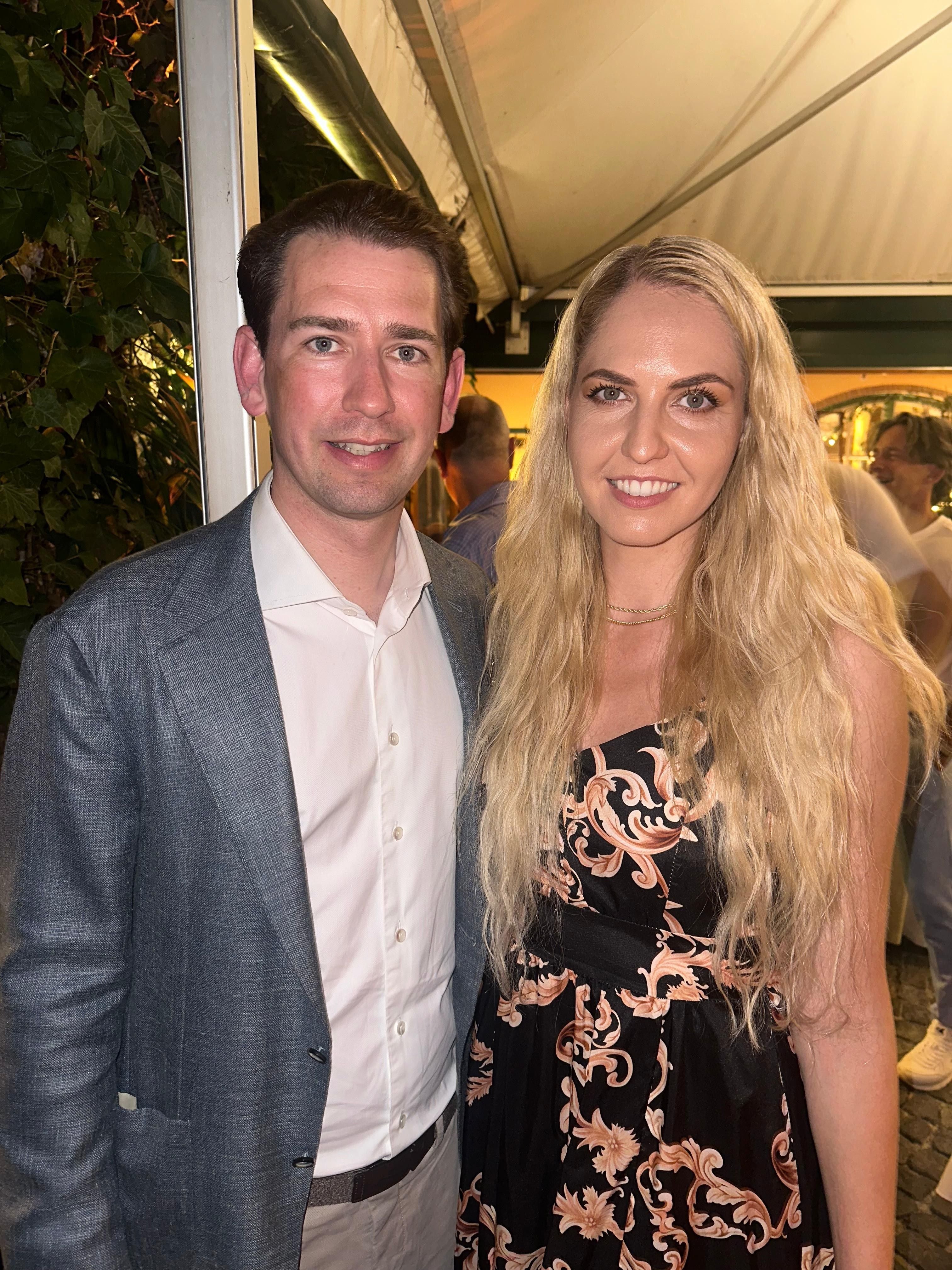 Sebastian Kurz mit Beatrice Turin