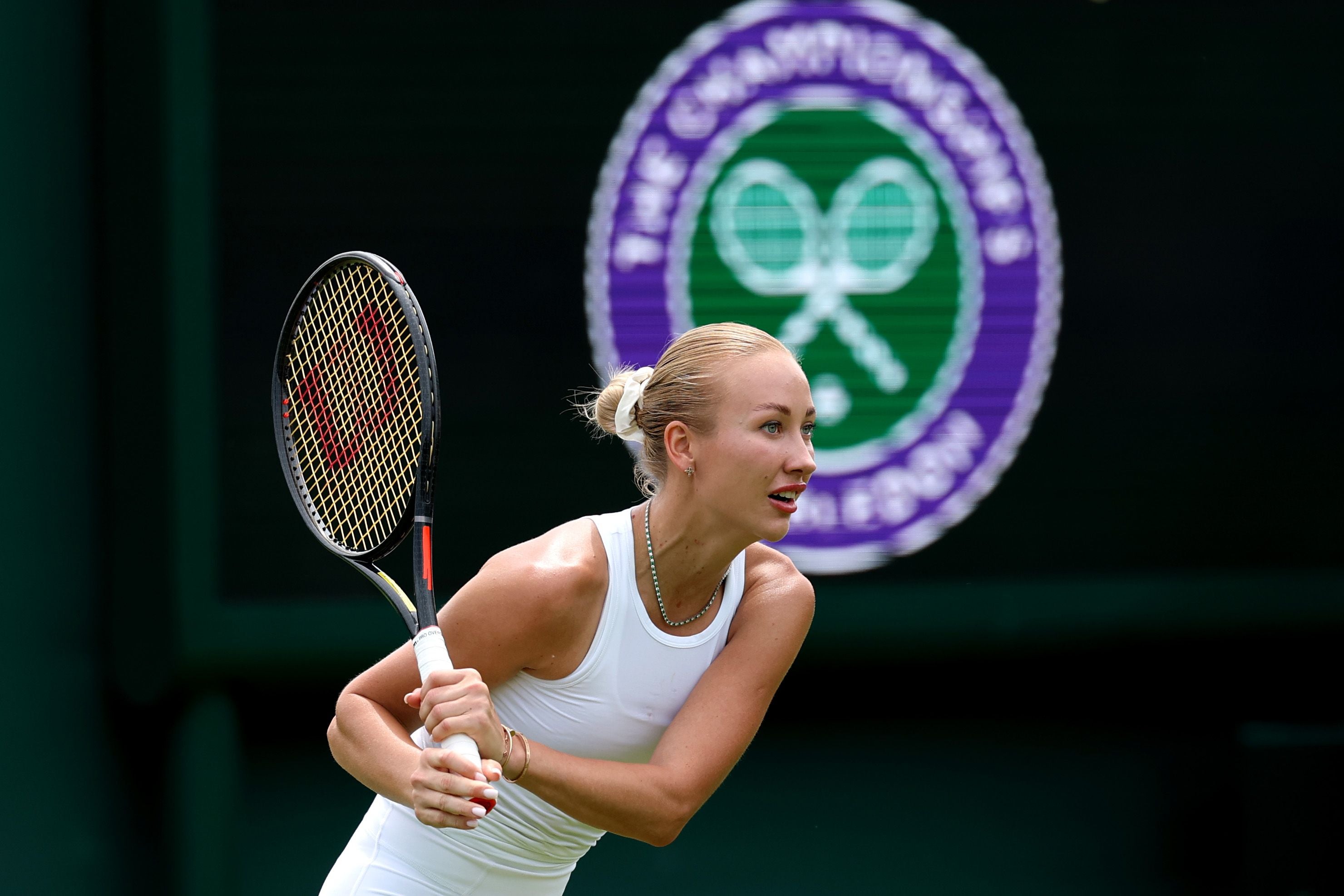 Österreich-Ass Anastasia Potapova bei Wimbledon