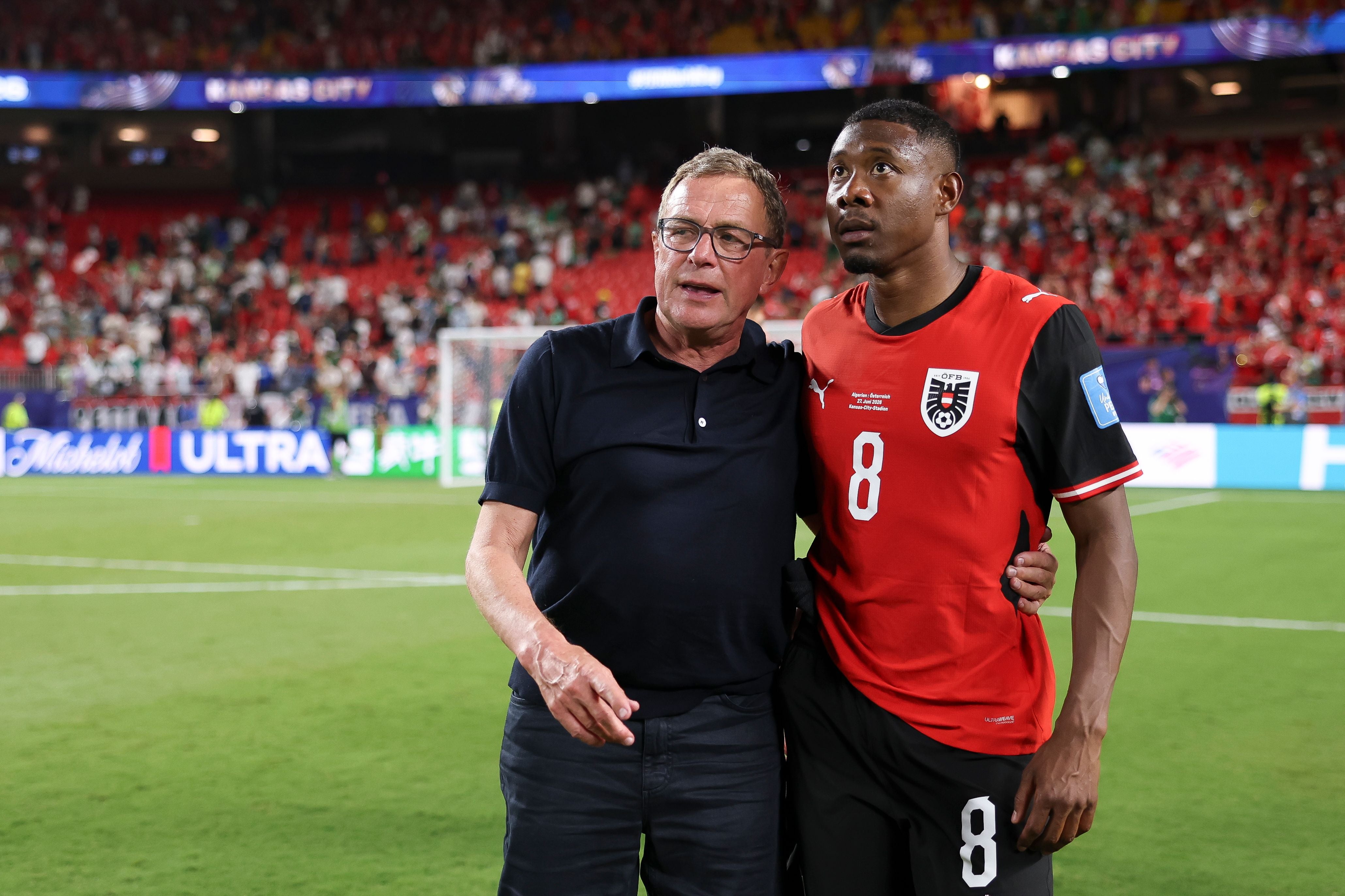 Teamchef und Kapitän unter sich: Ralf Rangnick &amp; David Alaba