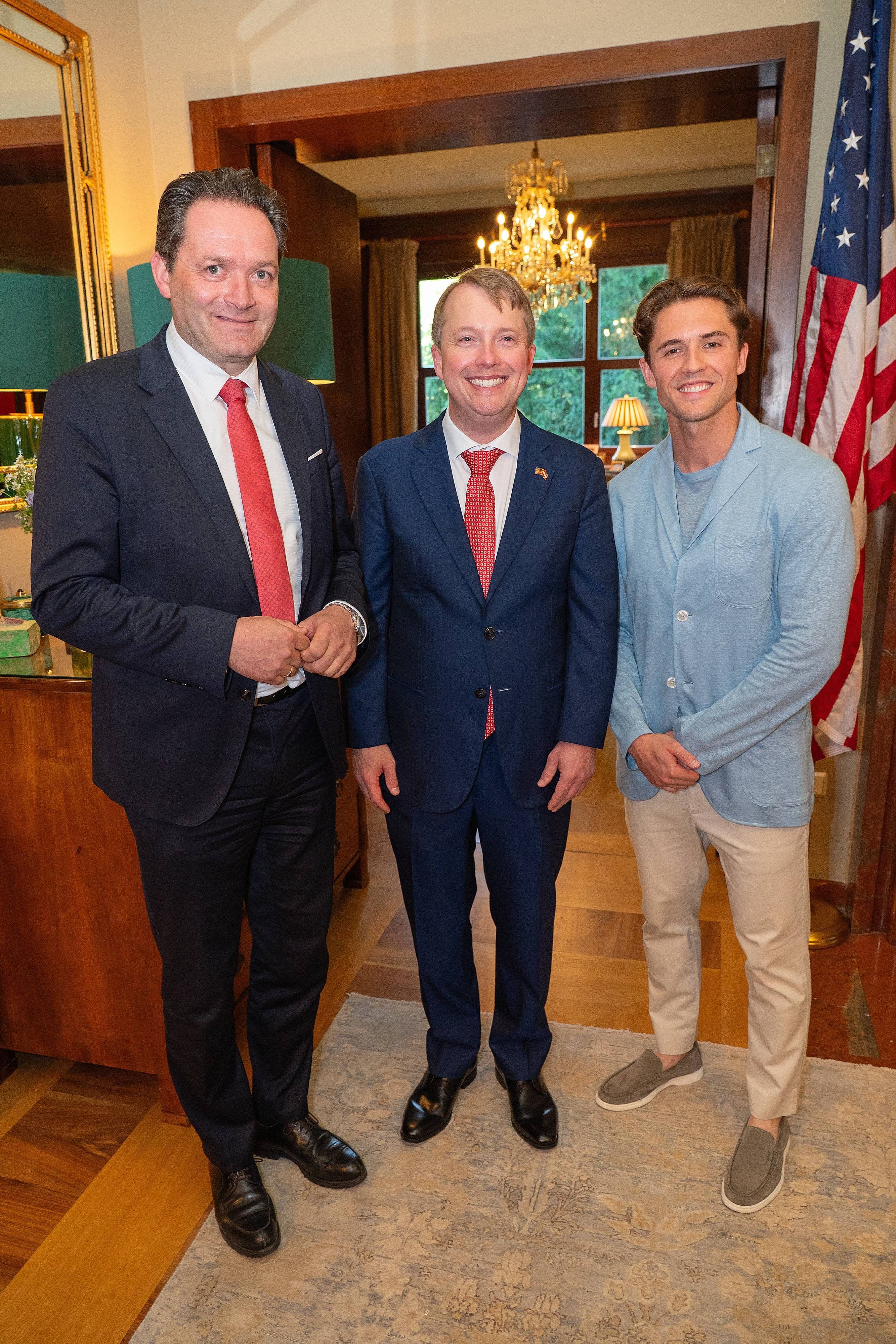 Norbert Totschnig, Graham Fisher und Freund Nick Topel