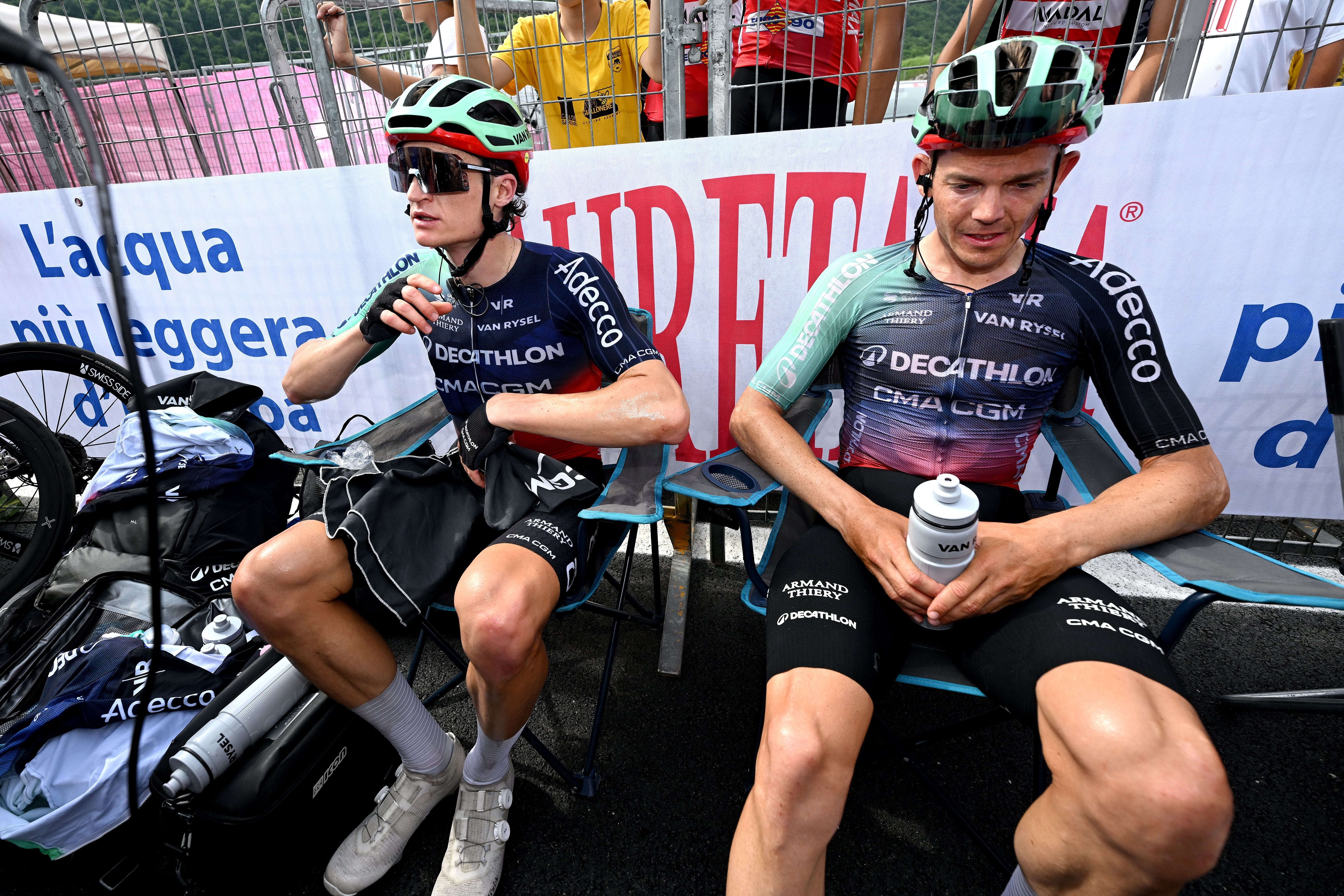 Gregor Mühlberger (r.) mit Felix Gall.