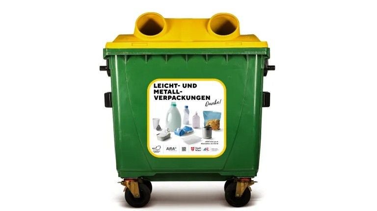 Leicht- und Metallverpackungen werden in der Gelben Tonne gesammelt.