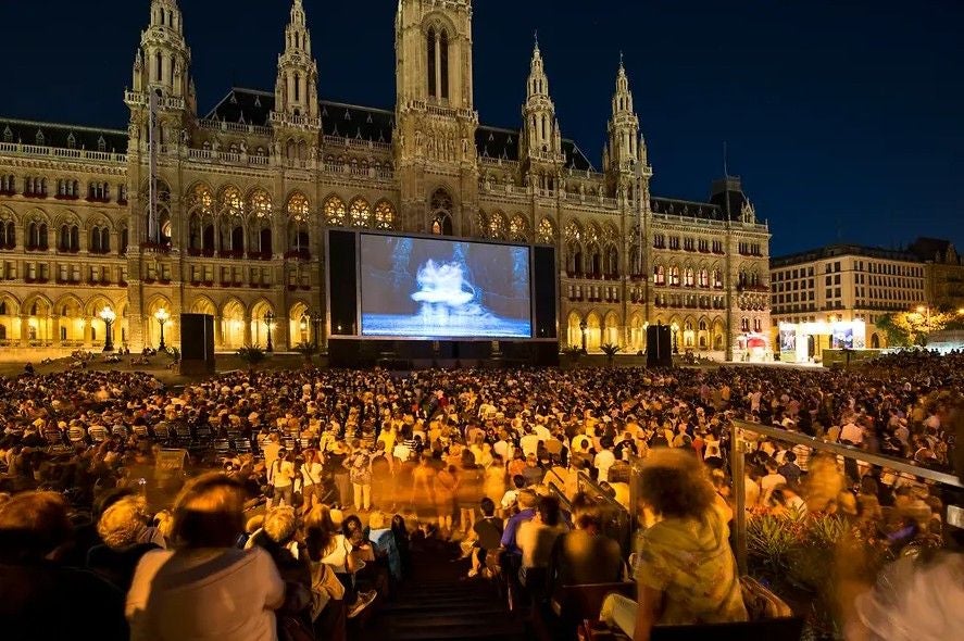 Film Festival am Wiener Rathausplatz.