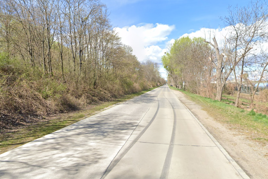 Der Mann fuhr in die abgelegene Finsterbuschstraße beim Ölhafen Lobau.