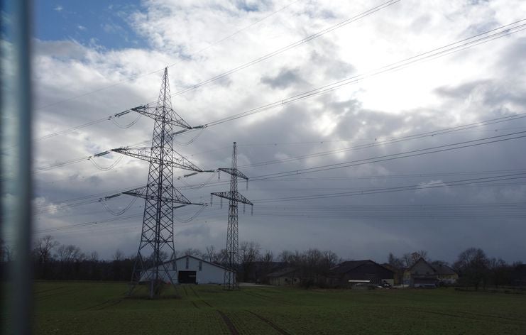 380-kV-Strommasten