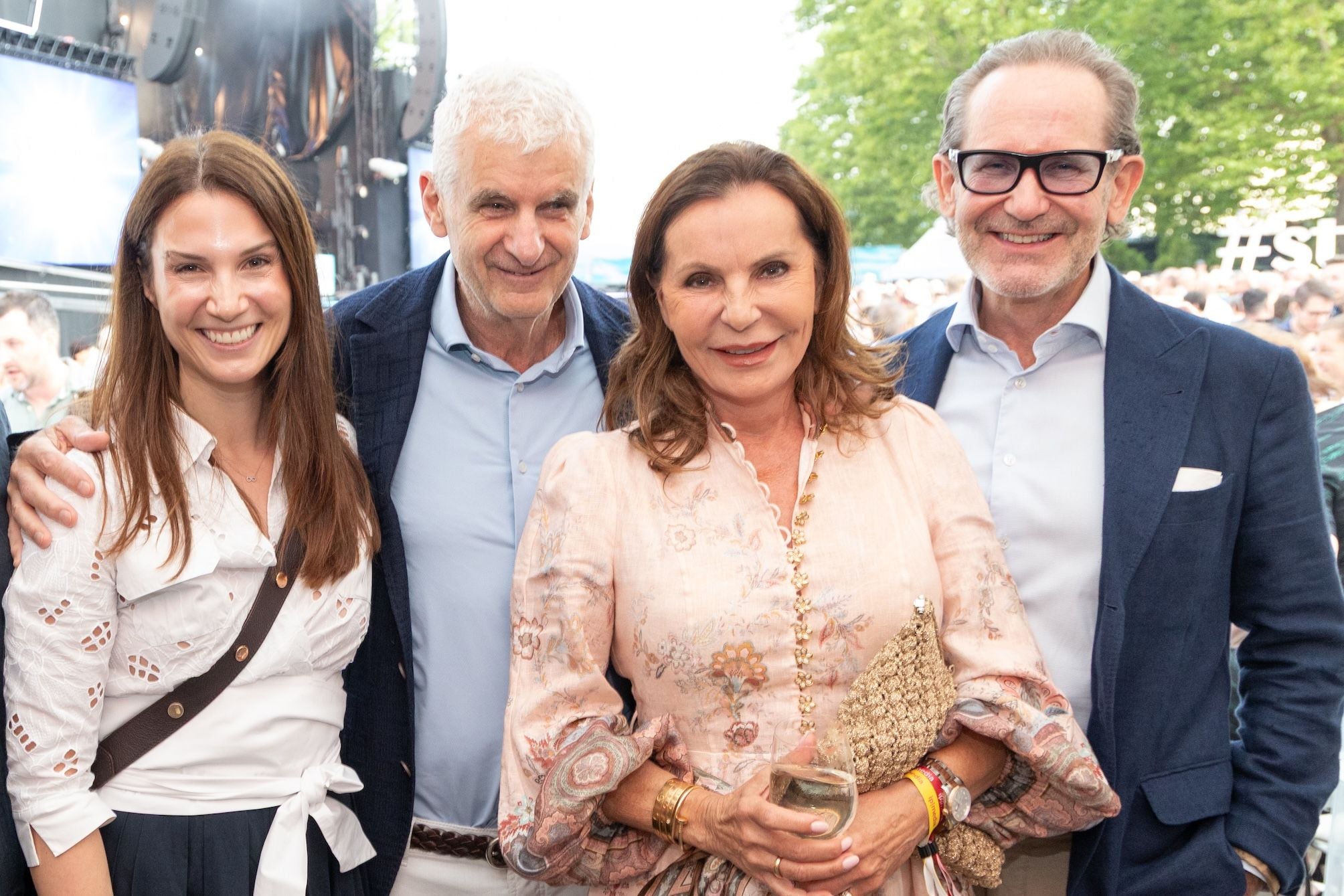 Kristina und Artur Worseg mit Sissi und Jörg Knabl