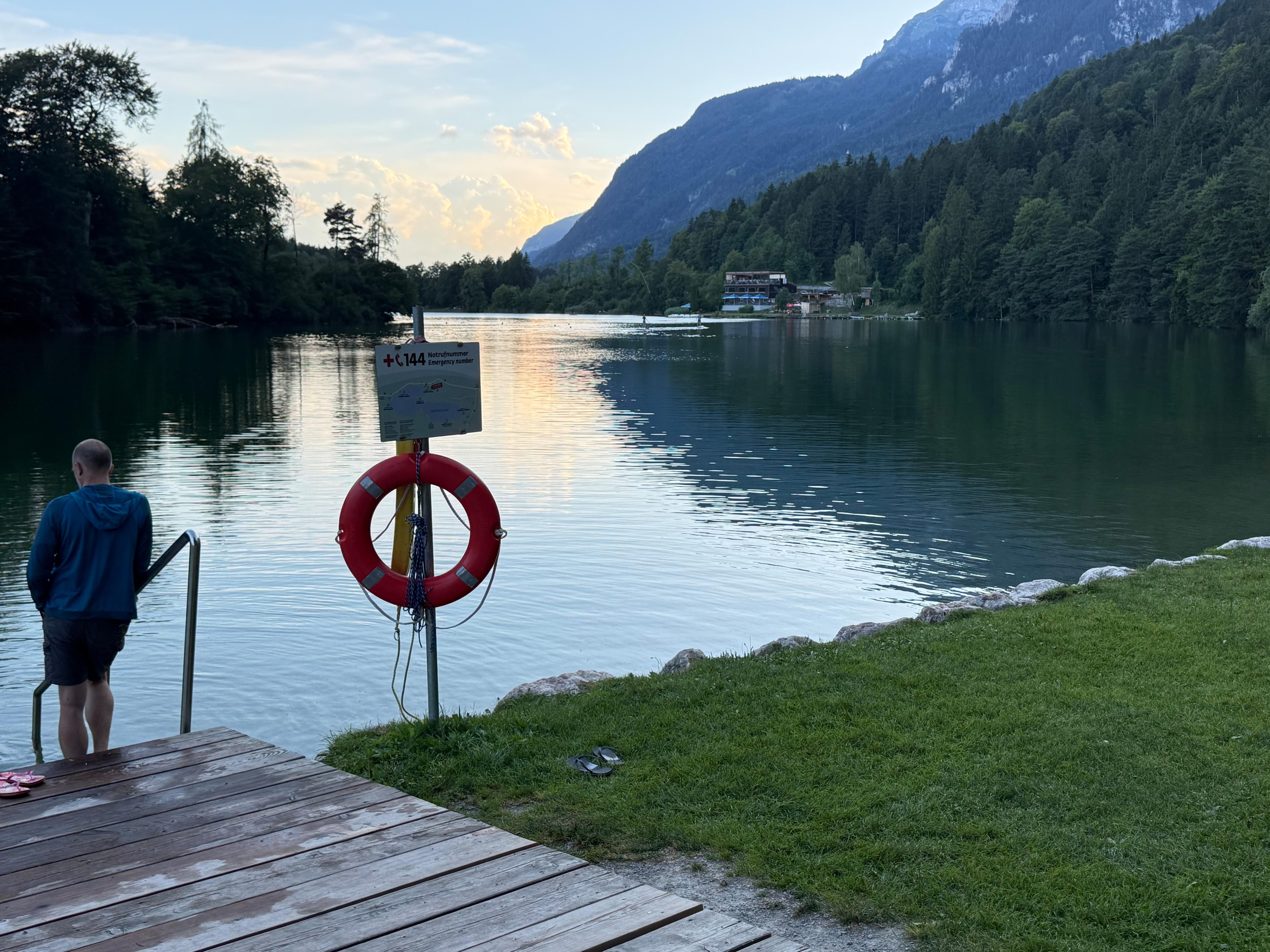 Der Reintalersee, wo sich der Vorfall ereignete.