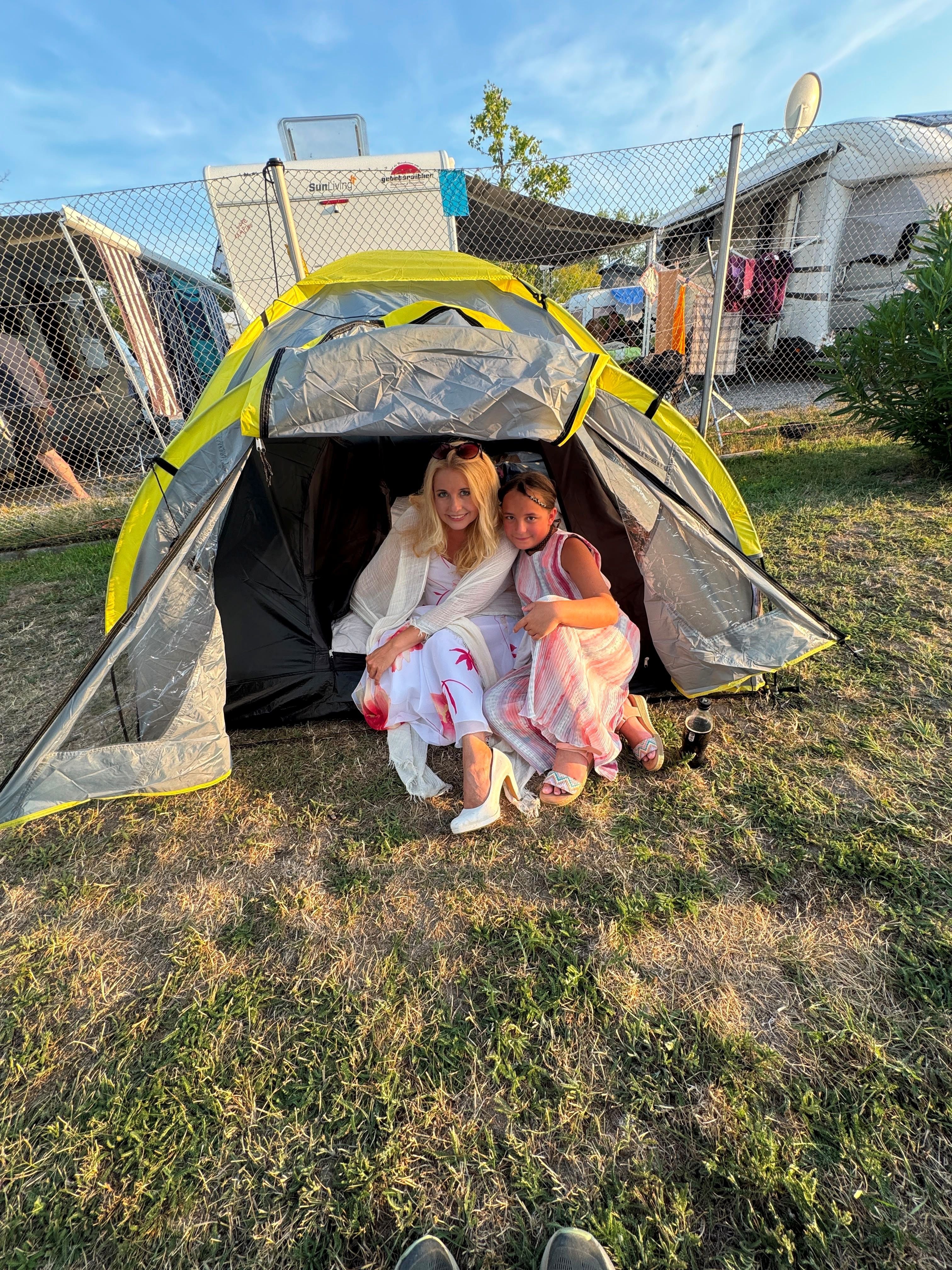 Iva Schell und Tochter Viktoria
