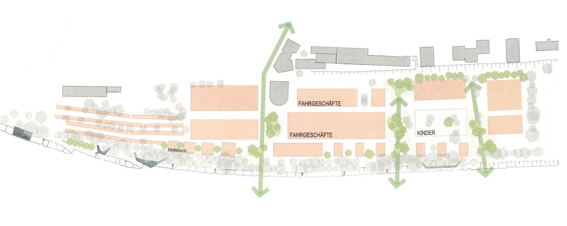 Plan für Baumpflanzung