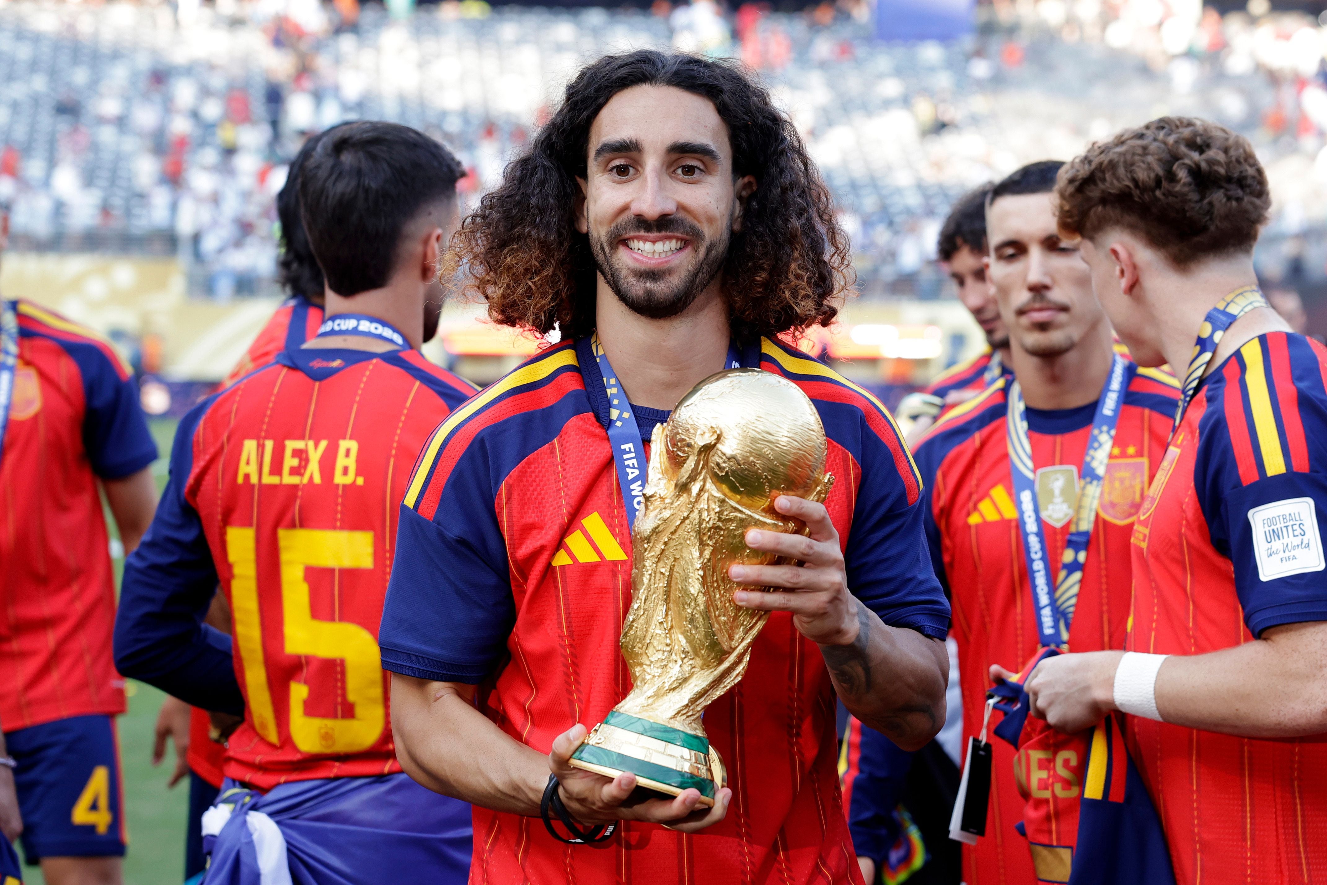 Besondere WM-Erinnerung für Marc Cucurella.
