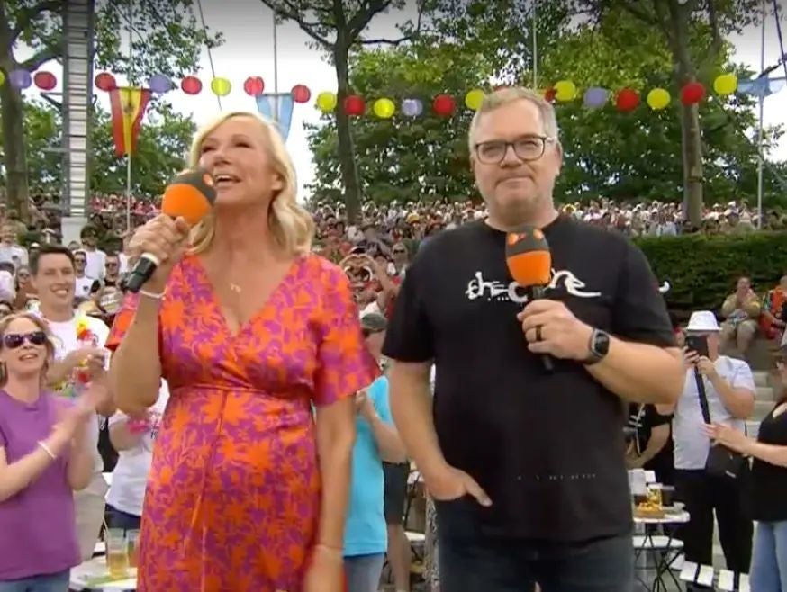 Andrea Kiewel und Elton