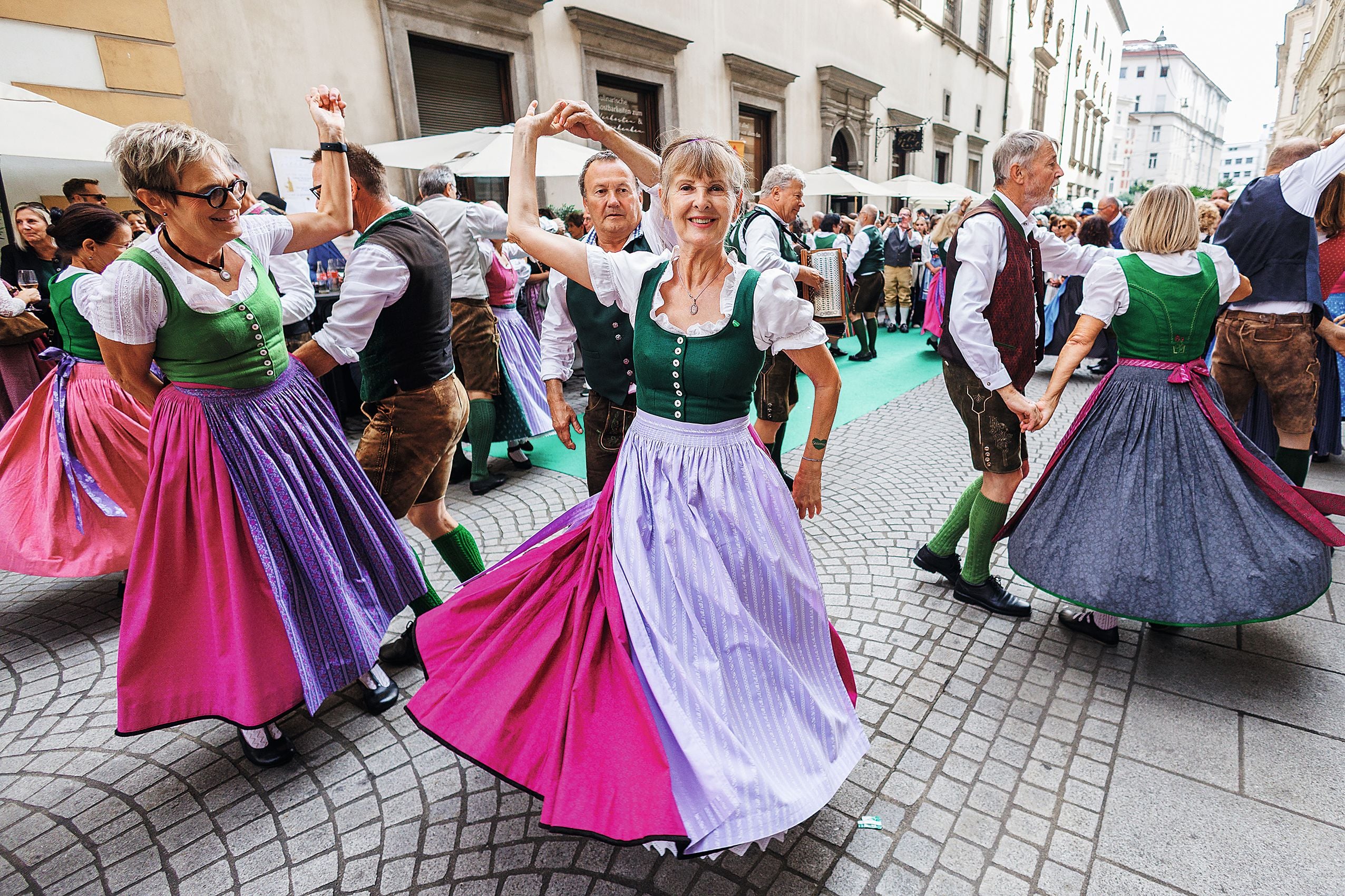 Ein Höhepunkt des Trachentkalenders: Das Aufsteirern Festival in Graz.