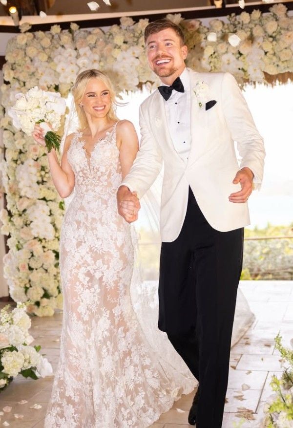 Thea Booysen und Jimmy Donaldson (MrBeast)