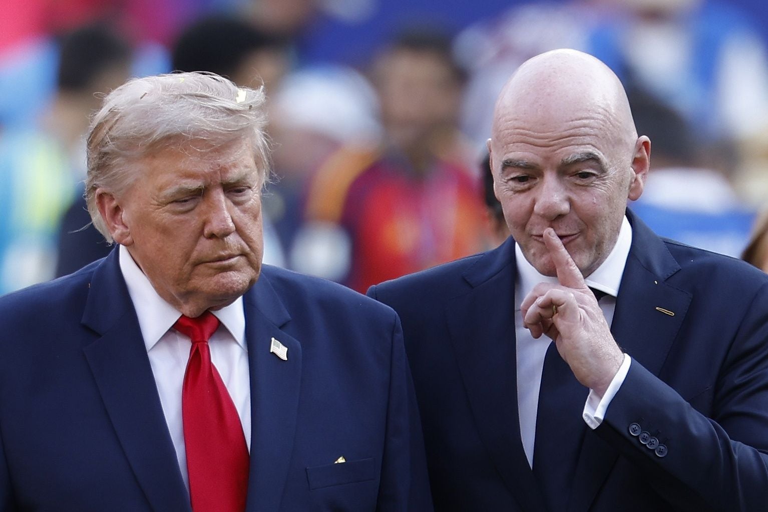 US-Präsident Donald Trump und Fifa-Präsident Gianni Infantino