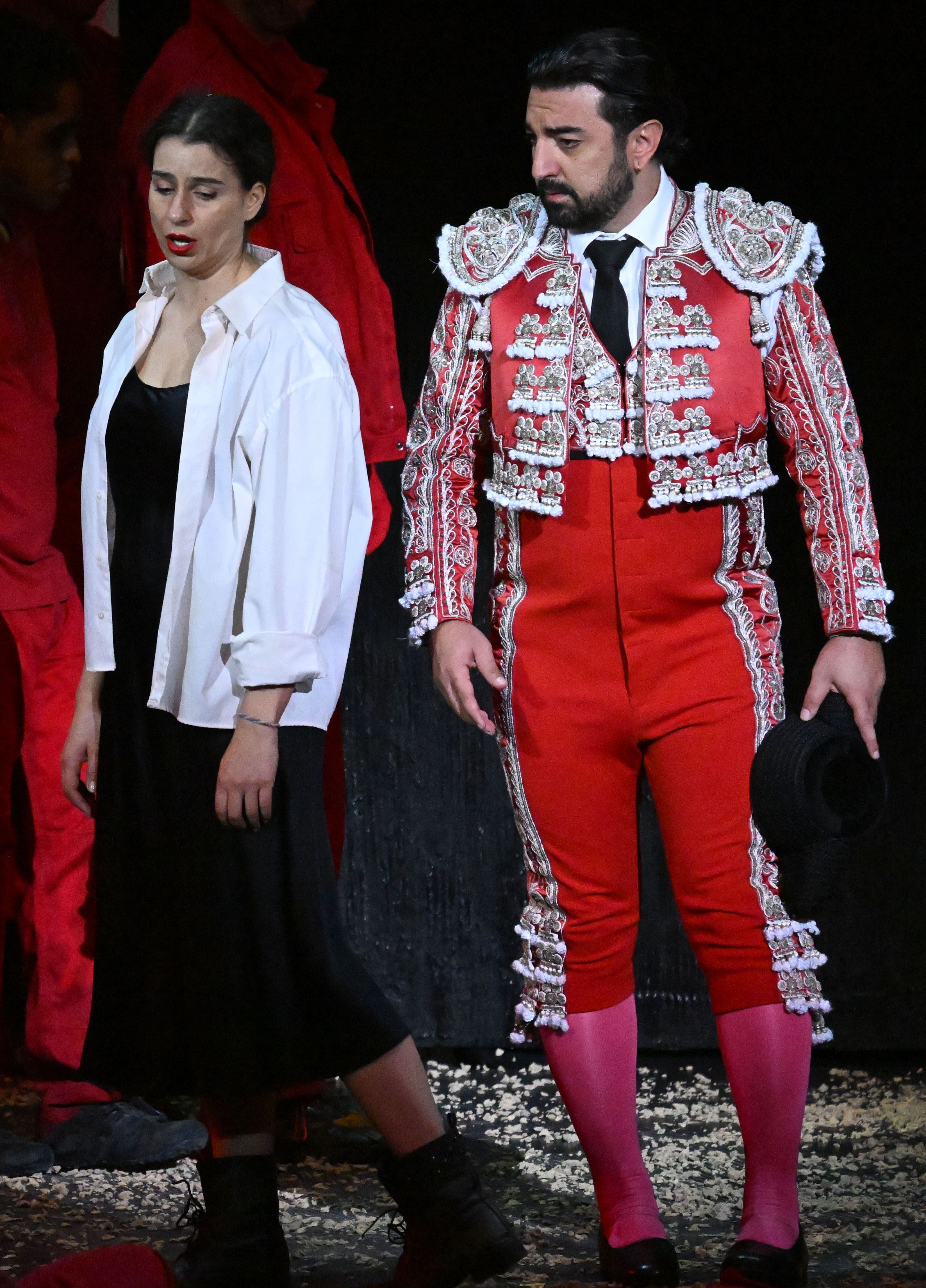 Asmik Grigorian und Davide Luciano