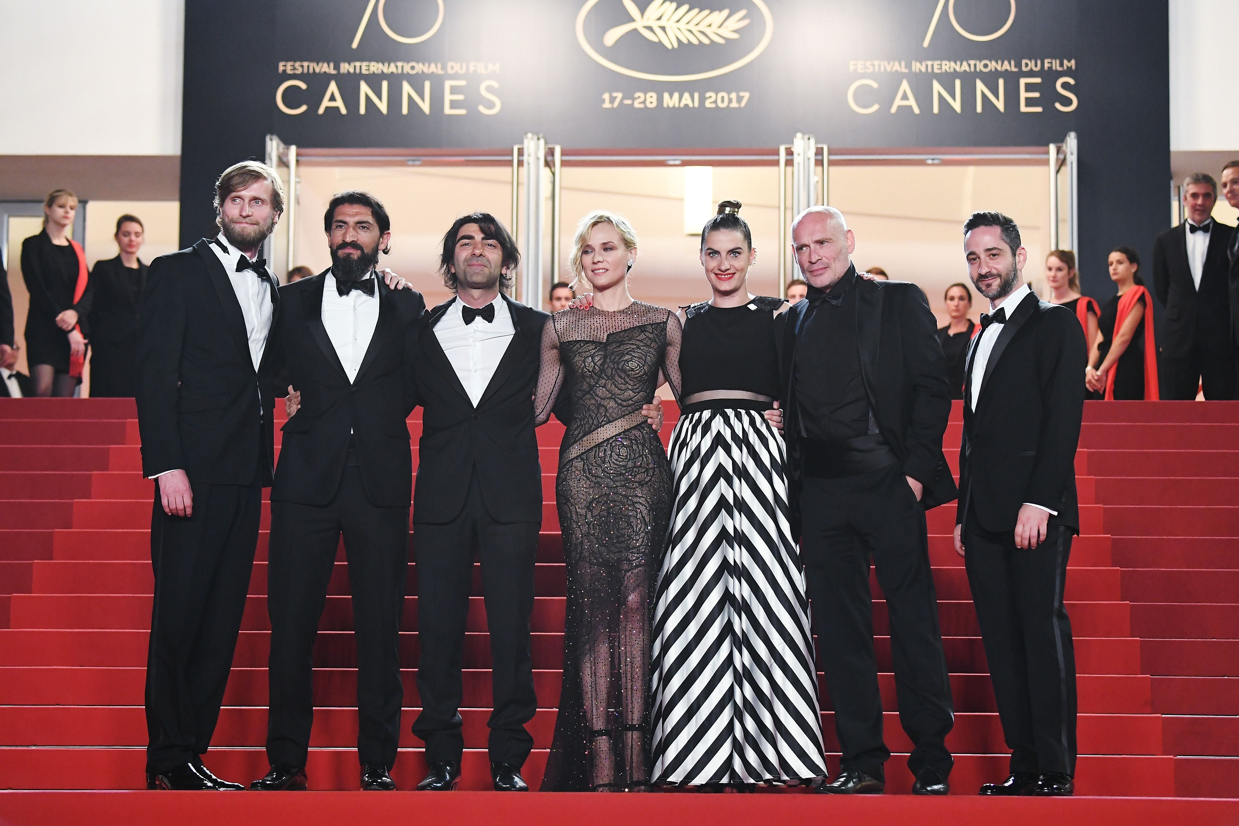 Ulrich Brandhoff, Numan Acar, Fatih Akin, Diane Kruger, Samia Muriel Chancrin, Johannes Krisch und Denis Moschitto