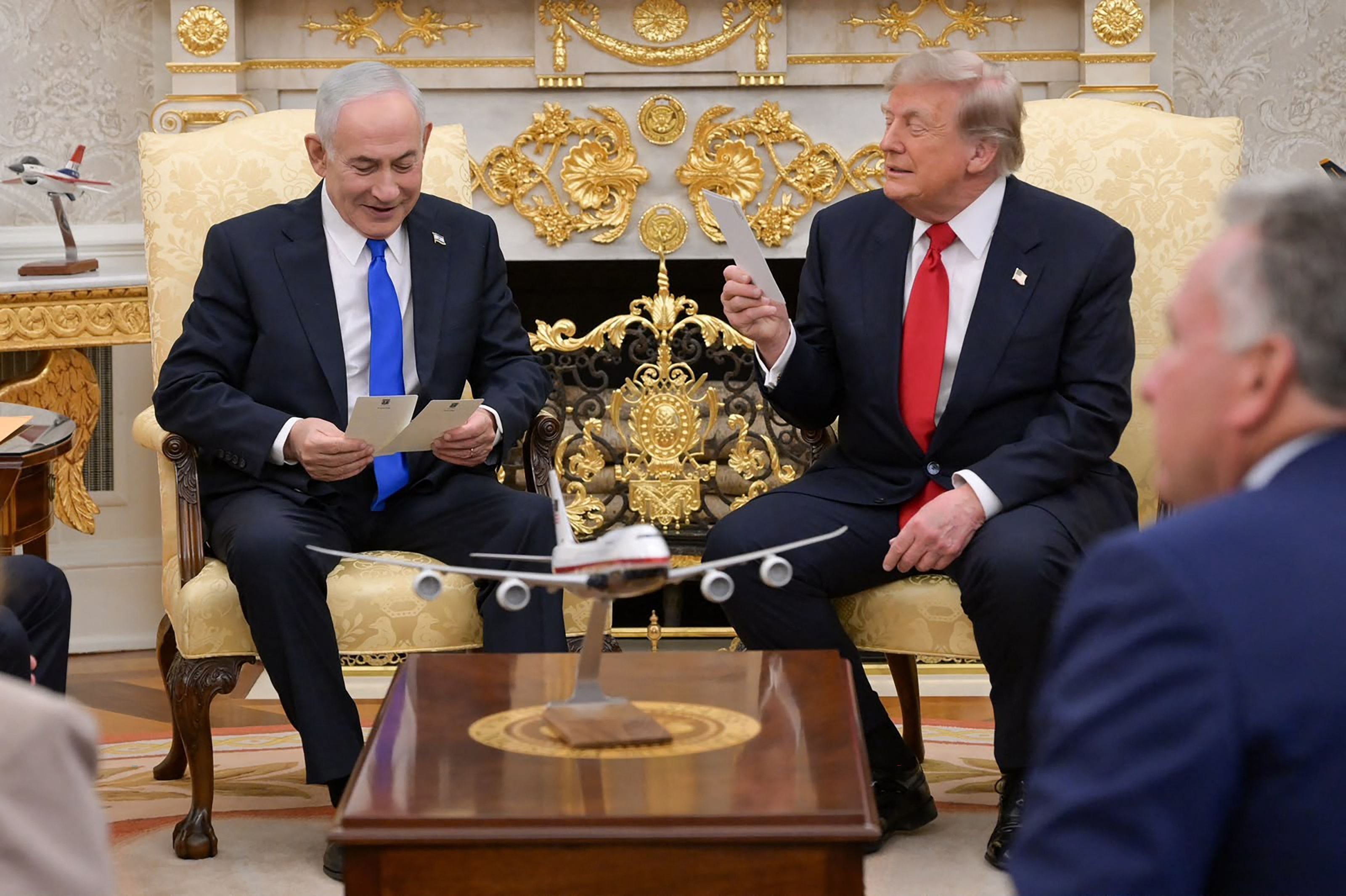 US-Präsident Donald Trump und Israels Ministerpräsident Benjamin Netanyahu im Weißen Haus