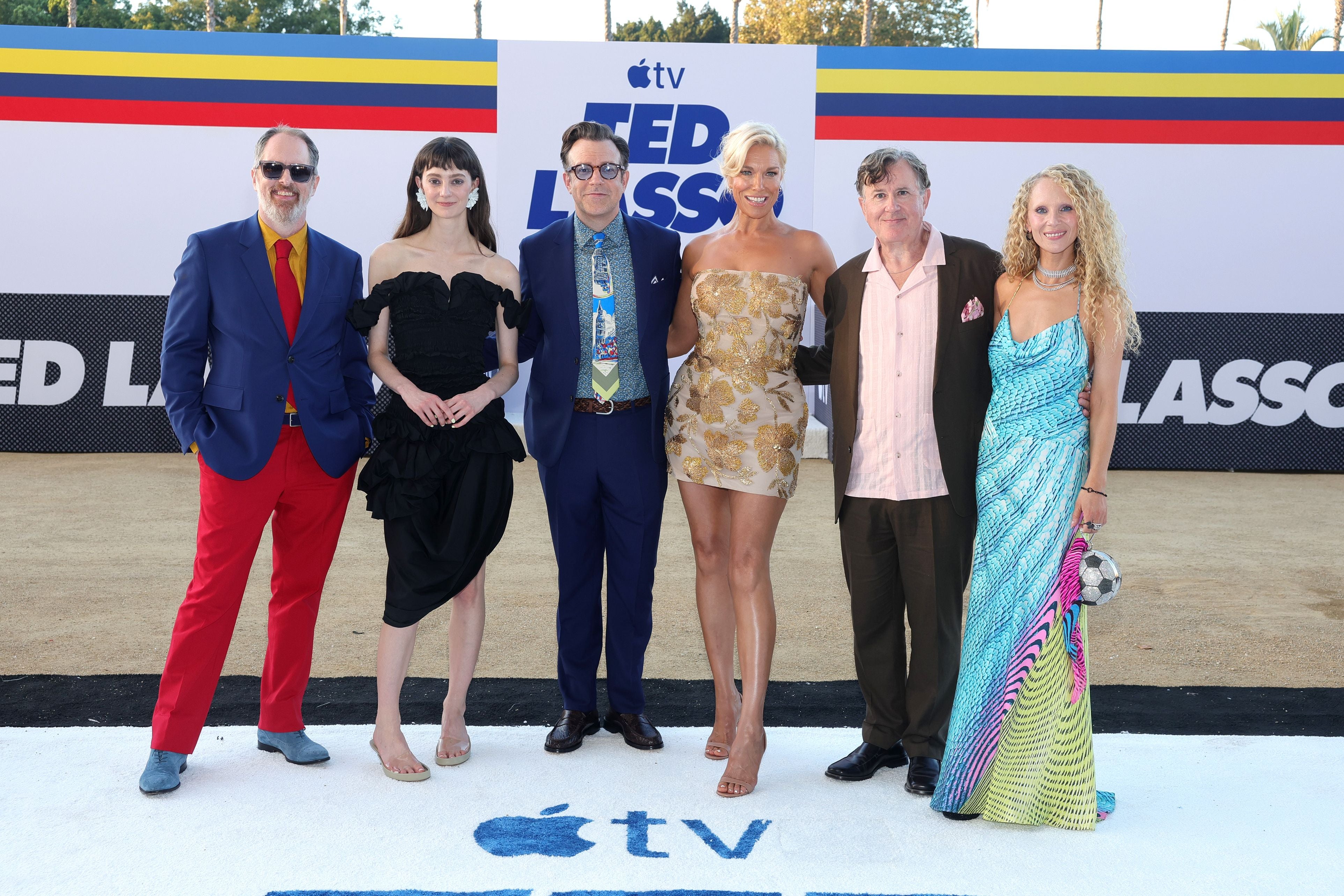 Brendan Hunt, Tanya Reynolds, Jason Sudeikis, Hannah Waddingham, Jeremy Swift und Juno Temple