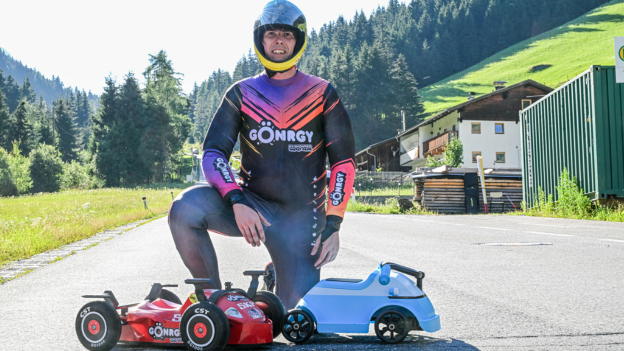 Umgebautes Bobby Car