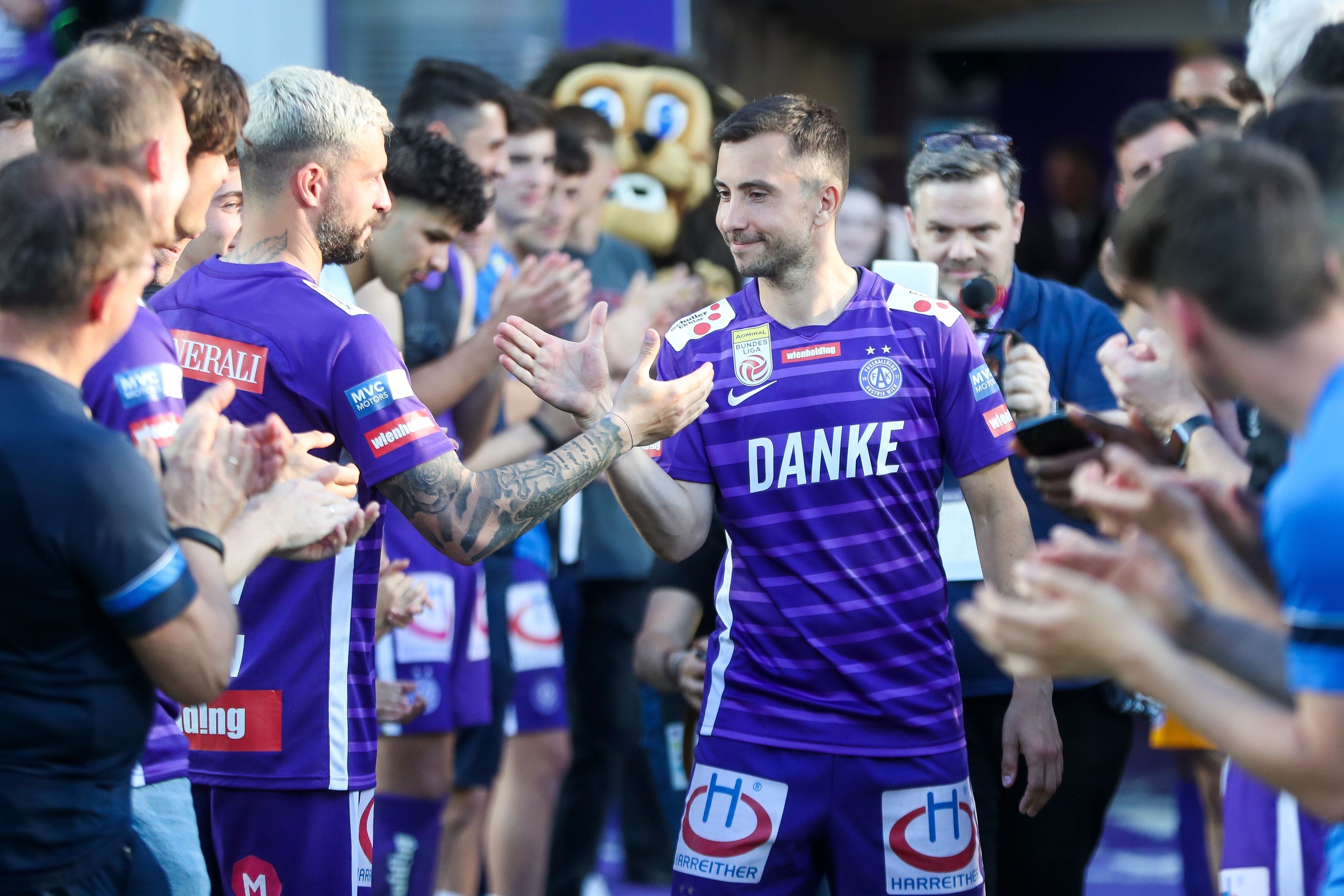 Markus Suttner Abschied bei Austria Wien