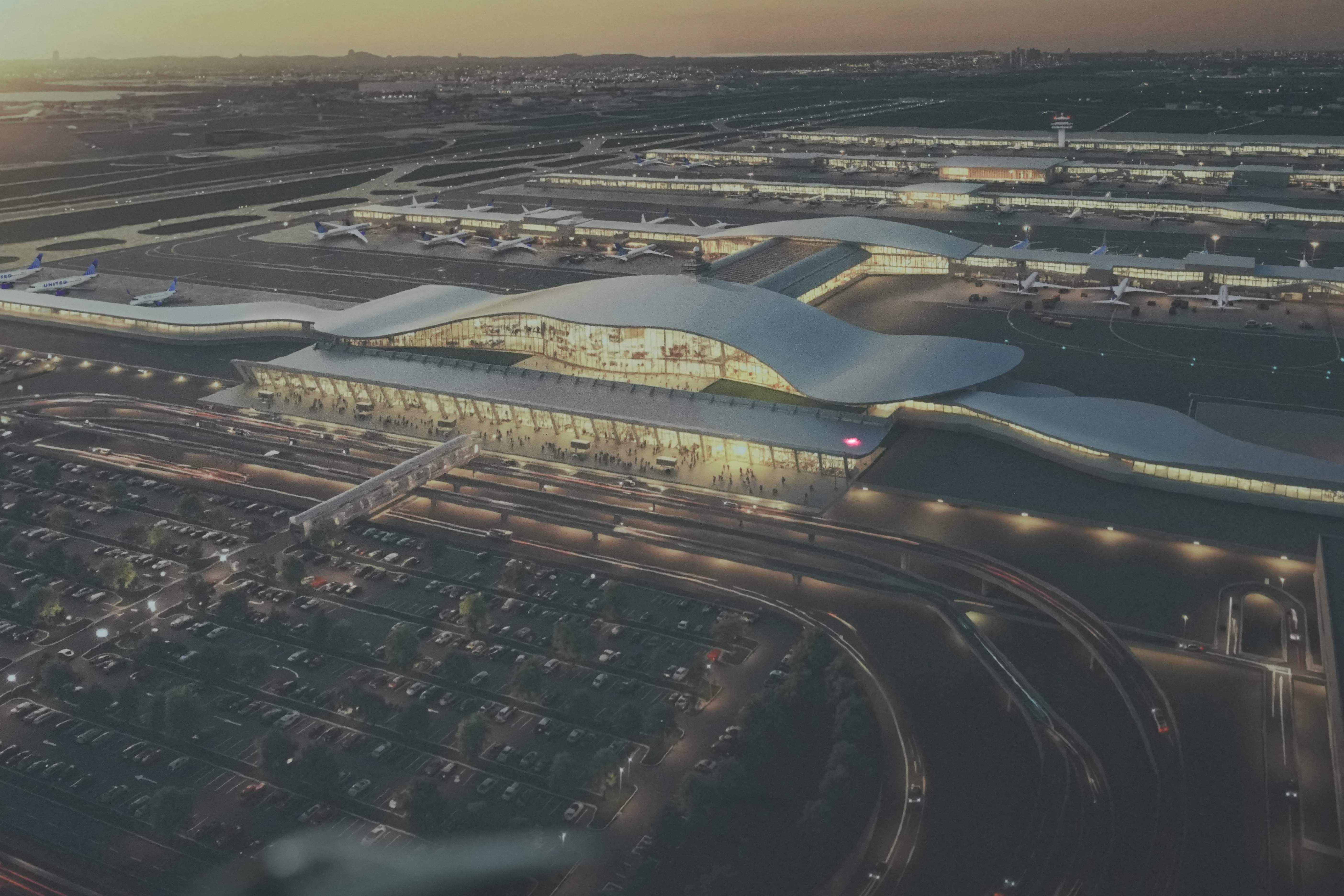 Das geplante Washington Dulles International Airport (IAD)