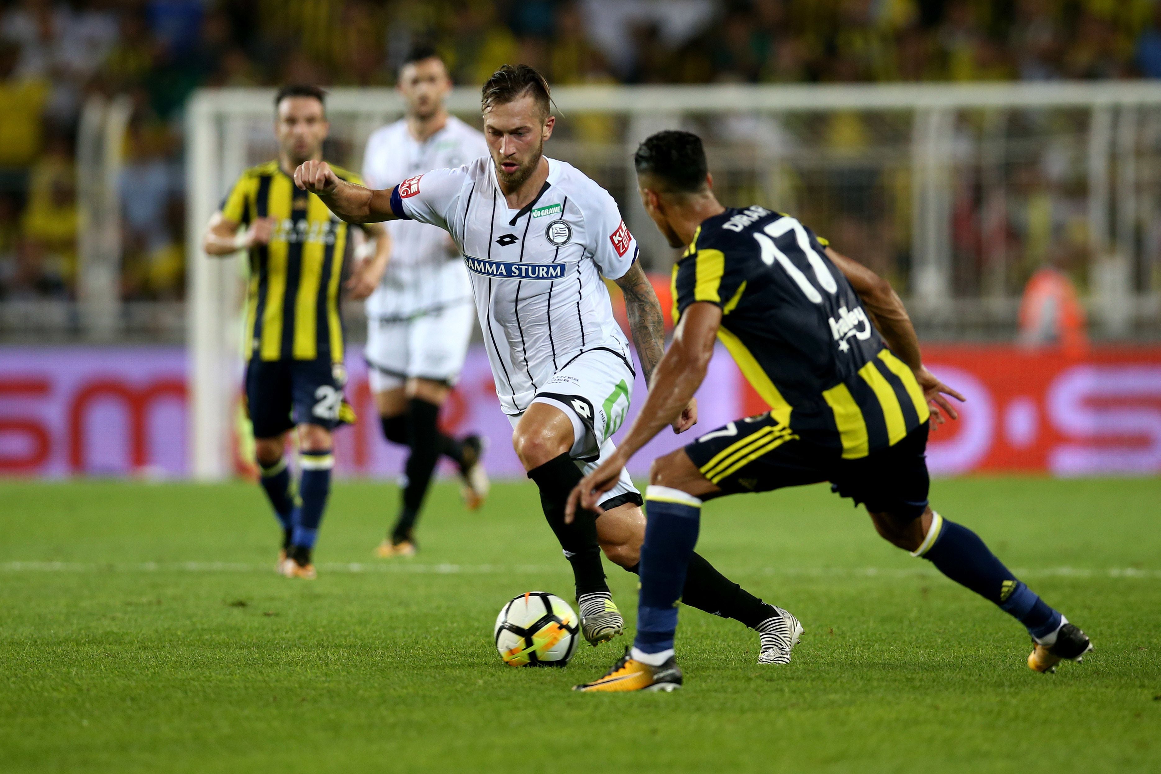 Peter Zulj im Sturm-Trikot gegen Fenerbahce 2017